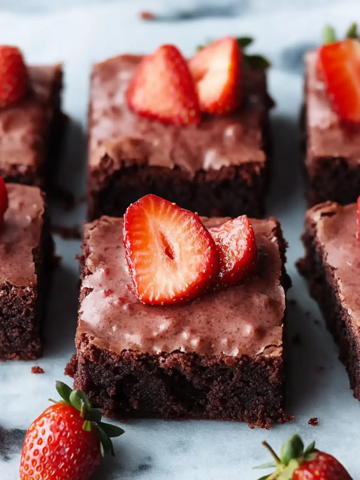 Fudgy Strawberry Brownies: Your New Favorite Dessert Delight 2 Fudgy Strawberry Brownies