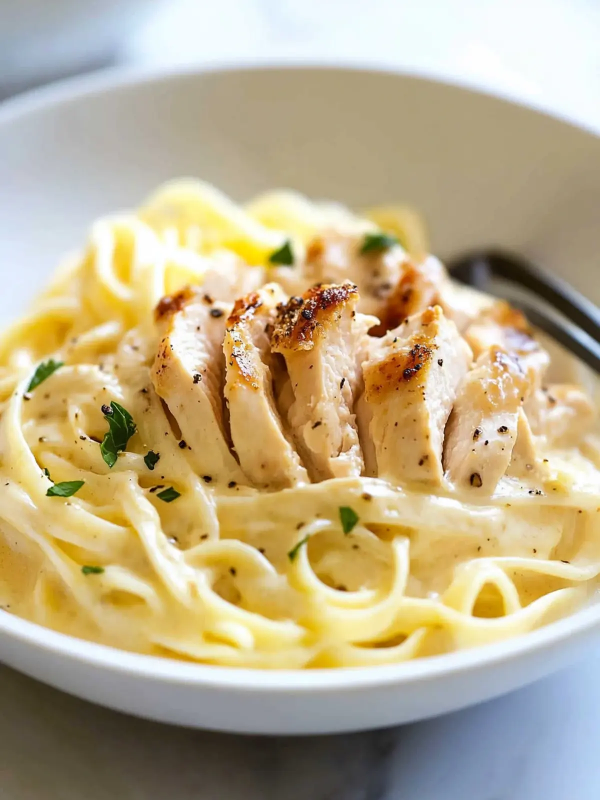 Easy Chicken Alfredo