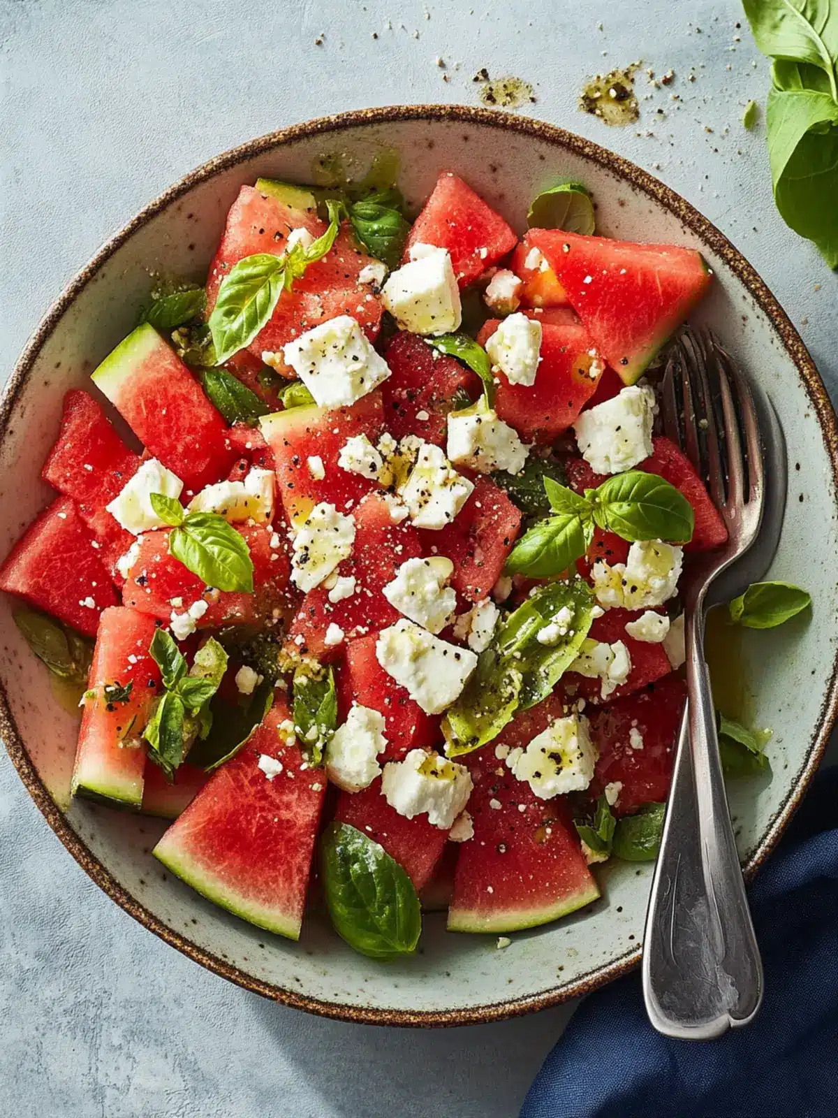Watermelon and Feta Salad: A Refreshing Summer Delight 3 Watermelon and Feta Salad