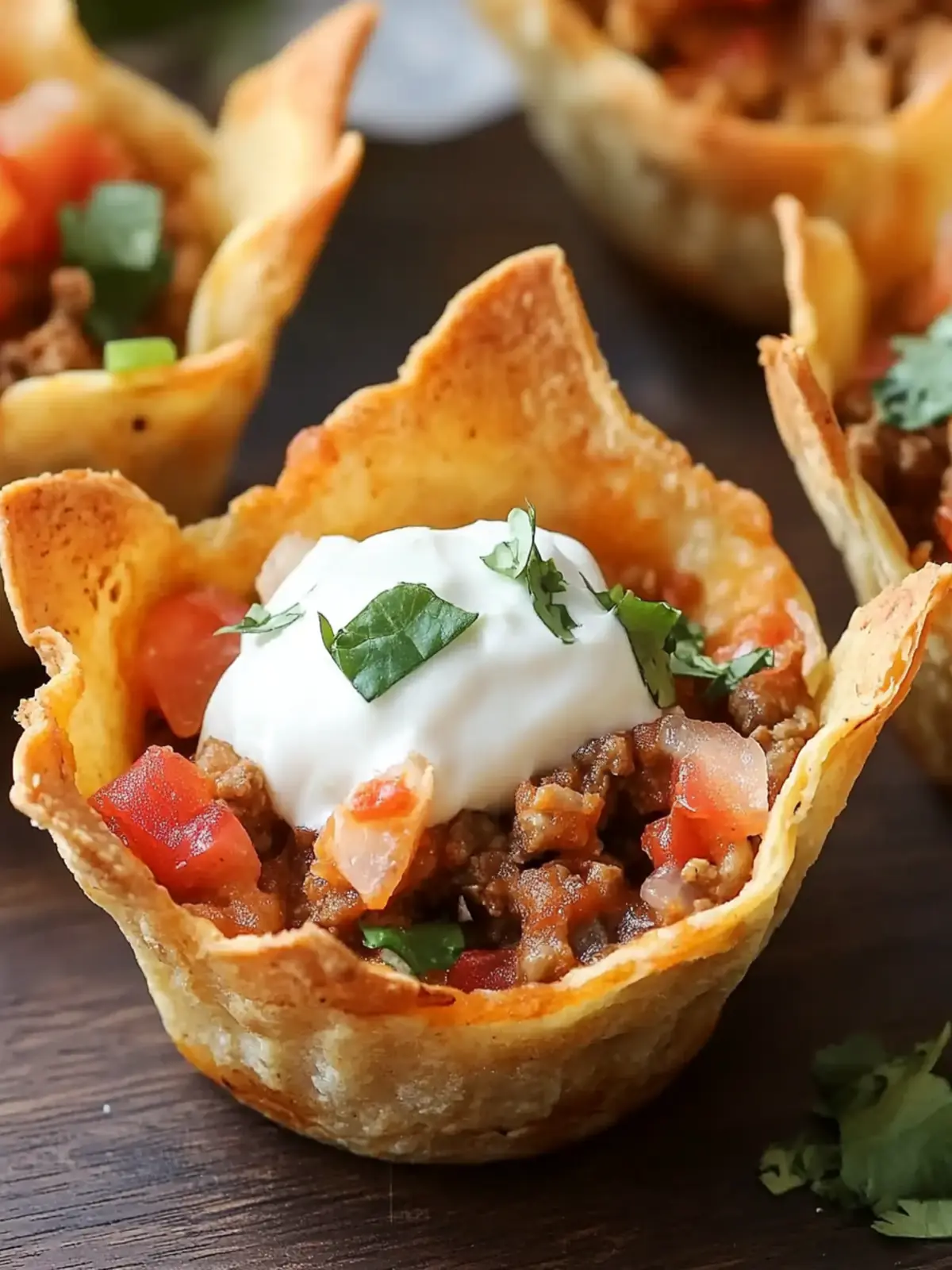 Crunchy Taco Cups