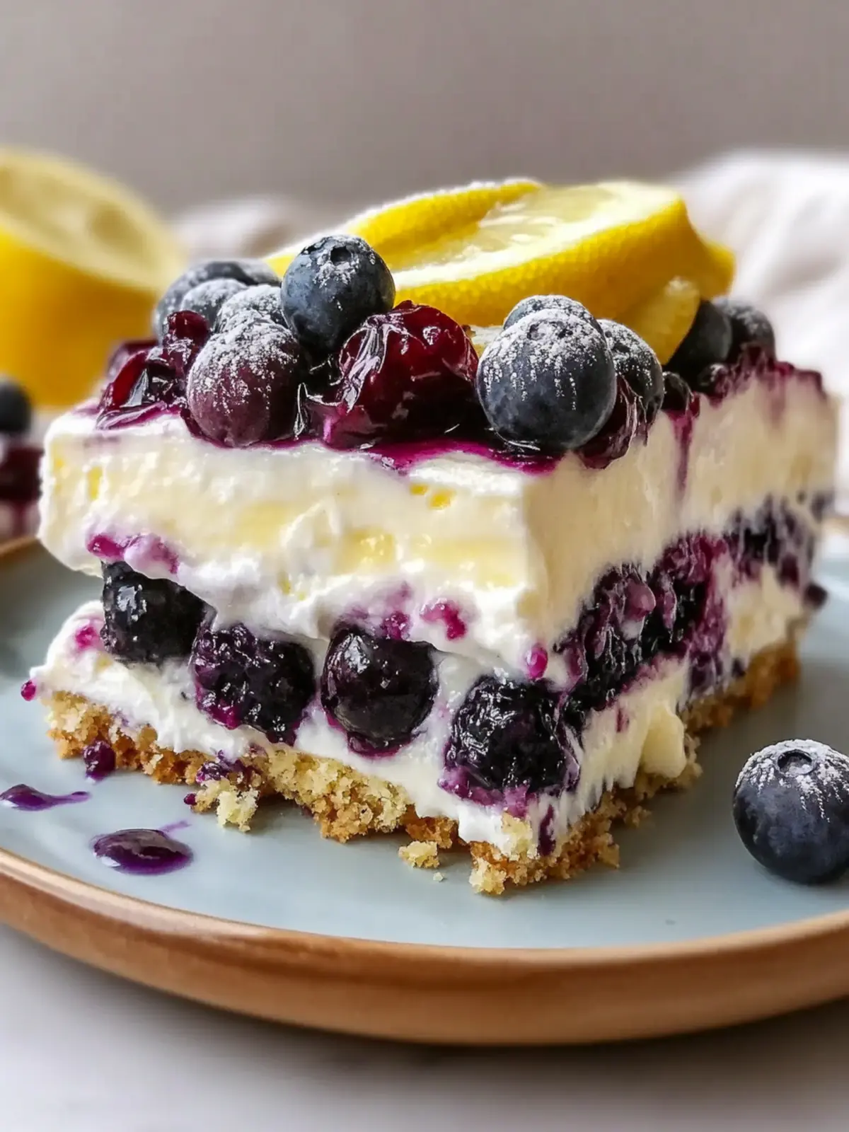 No-Bake Blueberry Lemon Icebox Cake You'll Love This Summer 3 No-Bake Blueberry Lemon Icebox Cake