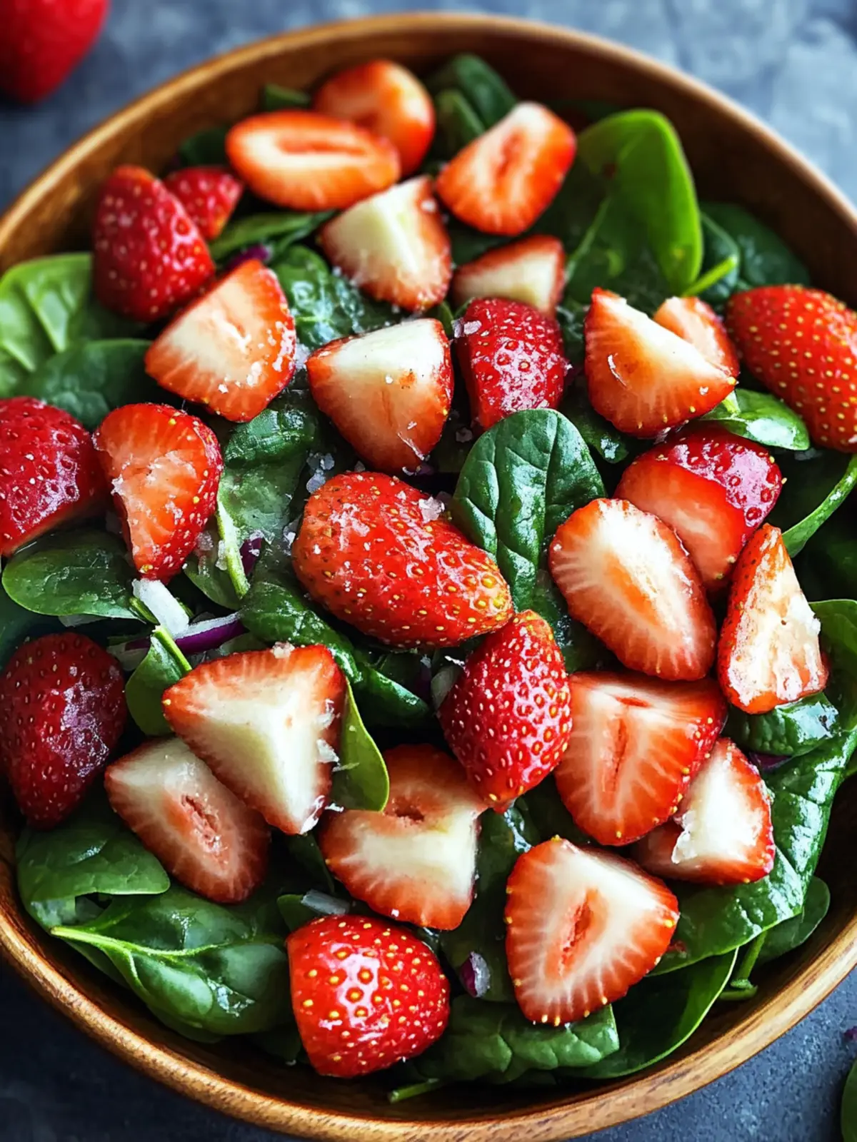 15-Minute Strawberry Spinach Salad