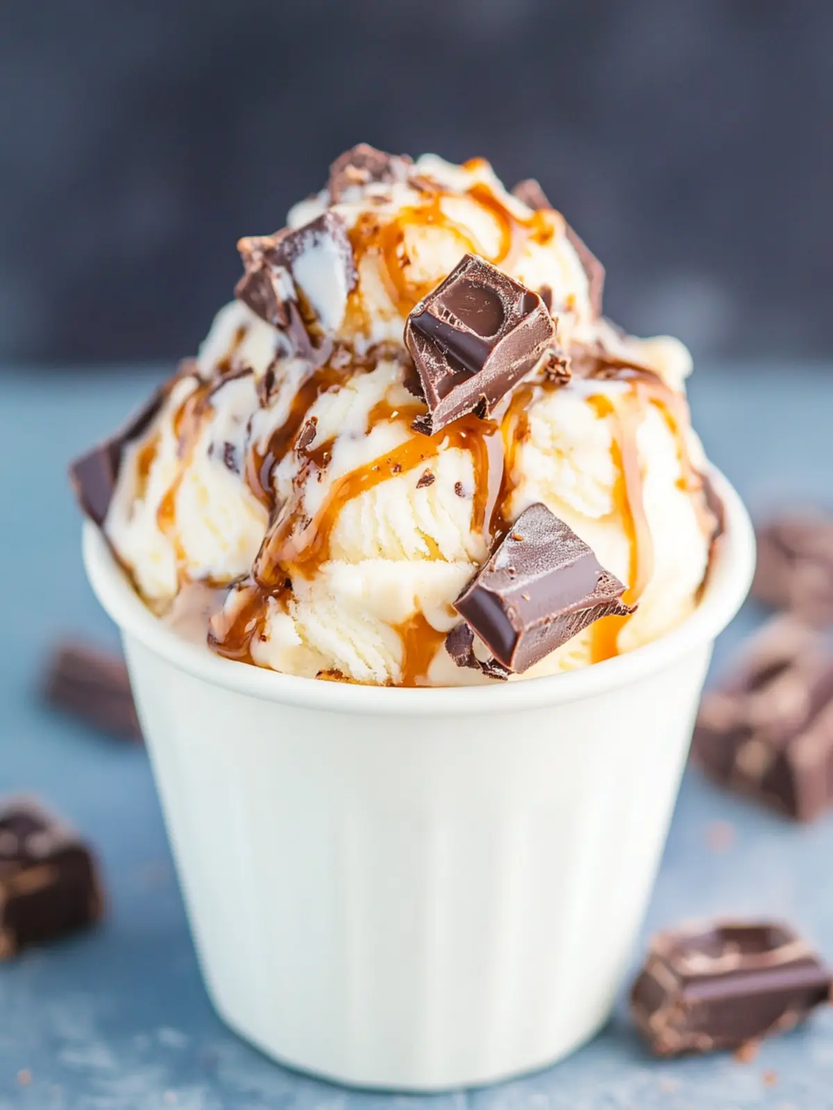 Delicious Salted Caramel Chocolate Chunk Ice Cream Made Easy 3 Salted Caramel Chocolate Chunk Ice Cream