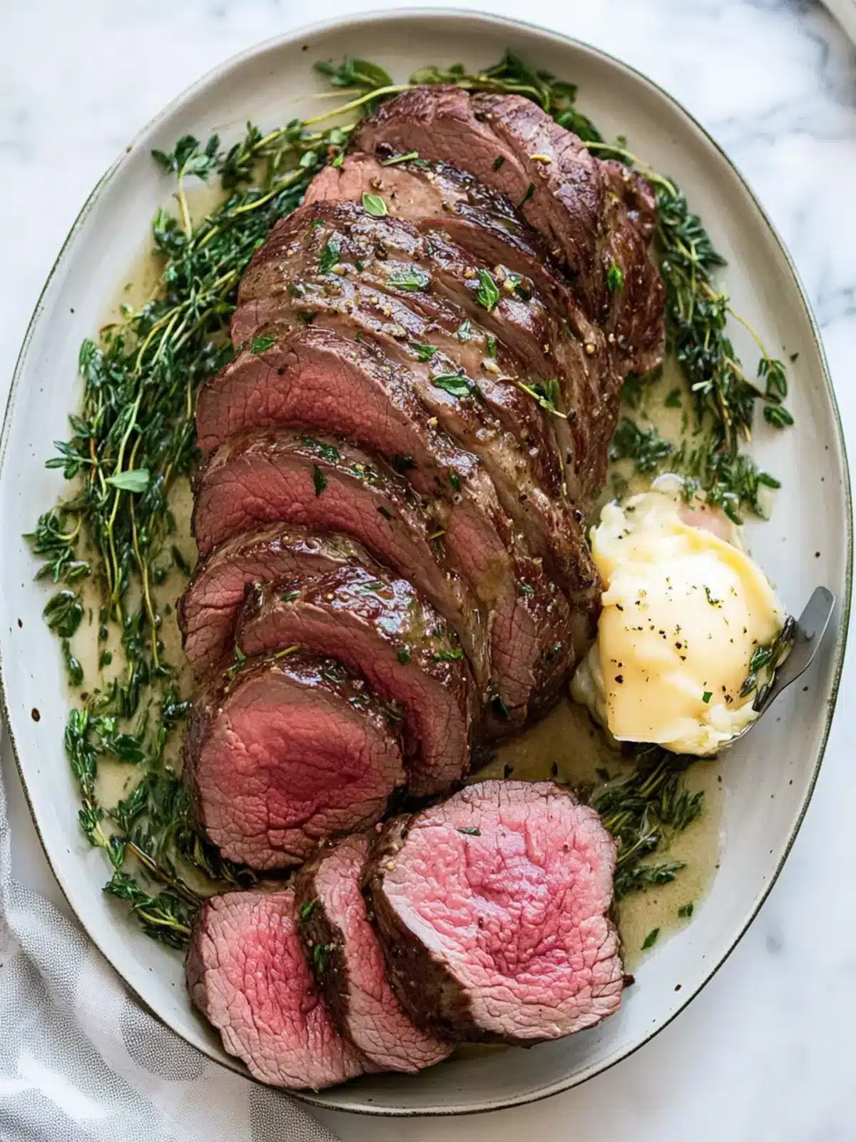 Beef Tenderloin (with Garlic Butter Sauce)