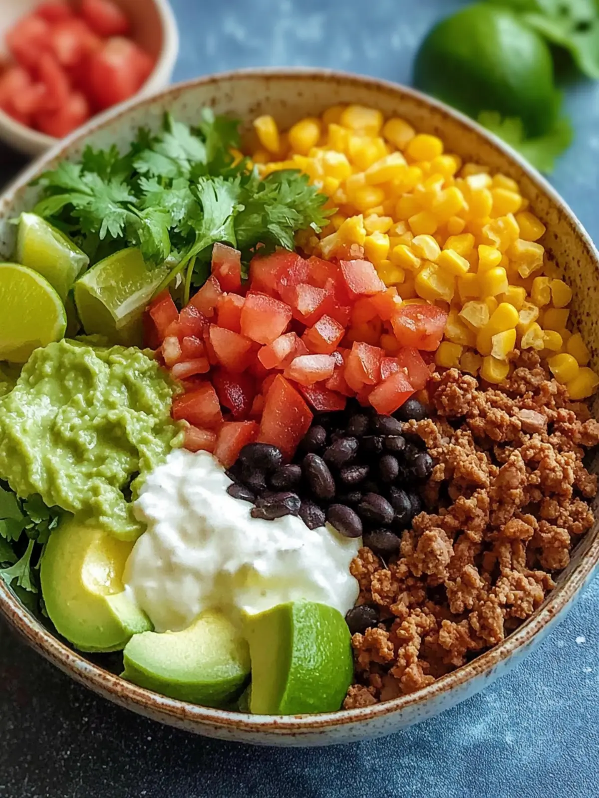 Healthy Ground Turkey Tacos Bowl: Your Guilt-Free Dinner Delight 3 Healthy Ground Turkey Tacos Bowl