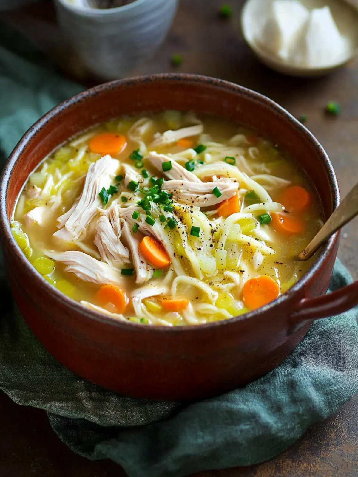 Heartwarming Chicken and Leek Noodle Soup for Cozy Nights 3 Chicken and Leek Noodle Soup