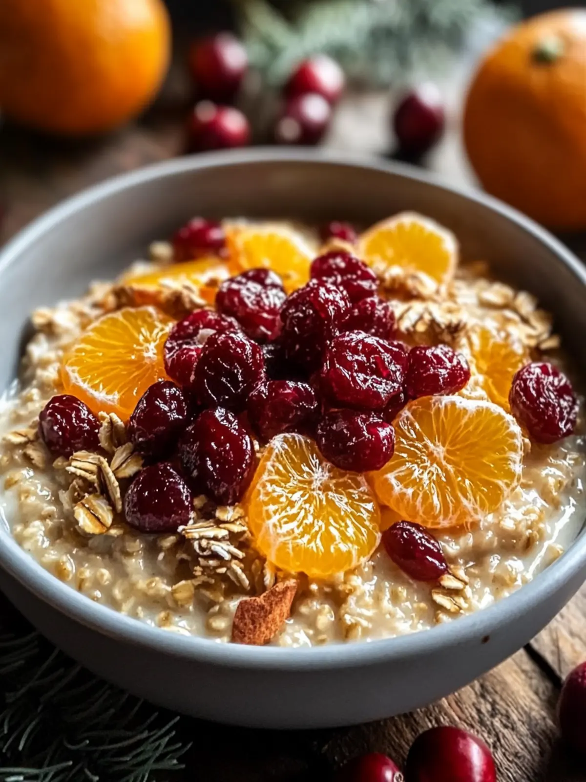 Candied Orange Oatmeal Cranberries for a Cozy Breakfast Delight 4 Candied Orange Oatmeal Cranberries