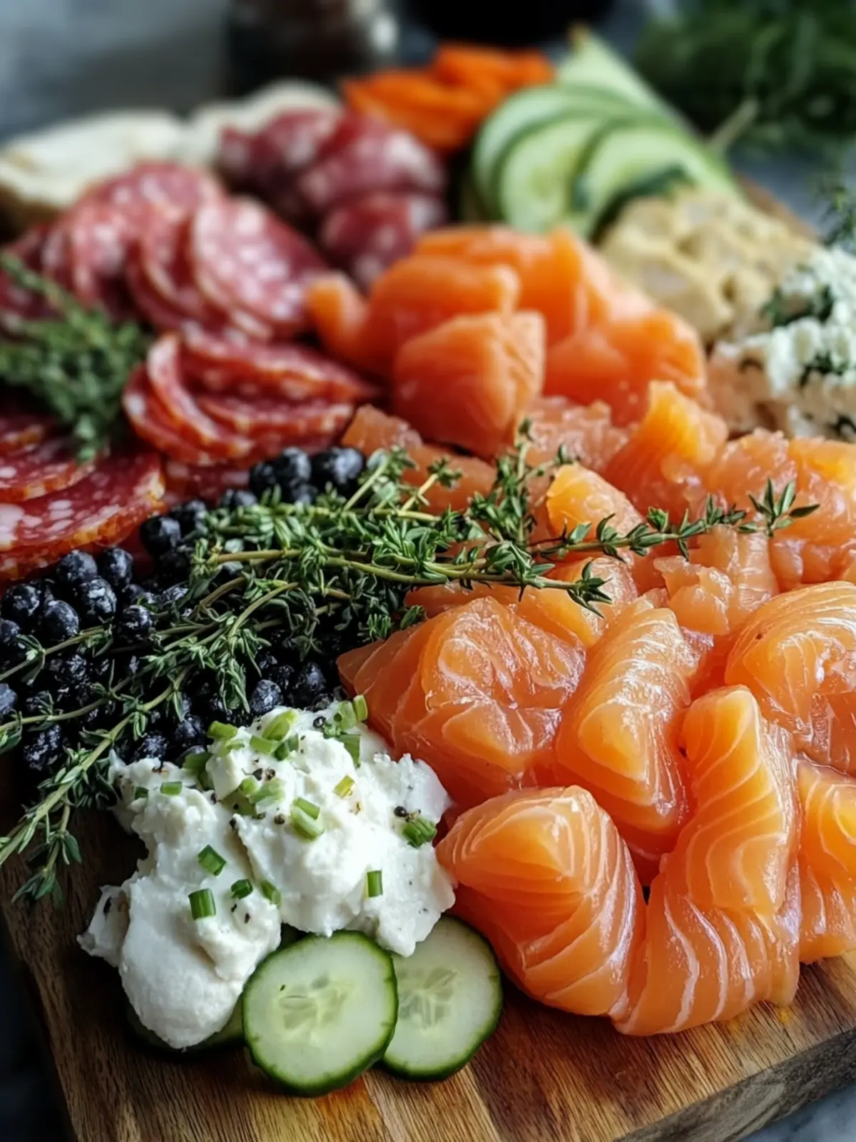 Fresh Smoked Salmon Brunch Charcuterie Board to Impress Friends 2 Fresh Smoked Salmon Brunch Charcuterie Board