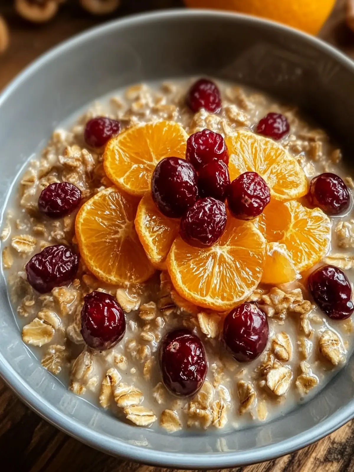 Candied Orange Oatmeal Cranberries for a Cozy Breakfast Delight 3 Candied Orange Oatmeal Cranberries