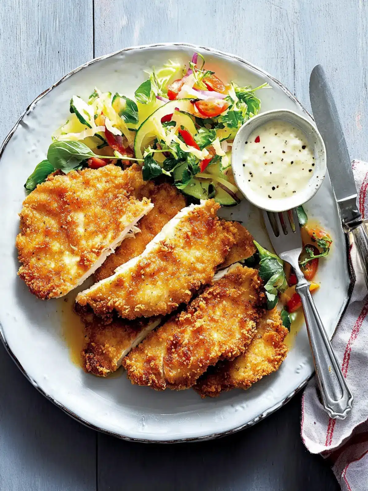 Matt Preston's Homestyle Chicken Schnitzel Perfect for Dinner 4 Matt Preston's homestyle chicken schnitzel