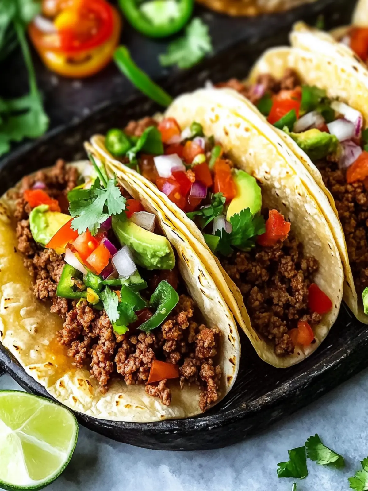 Savory Ground Beef Tacos: Quick Family Dinner Delight 5 Ground Beef Tacos