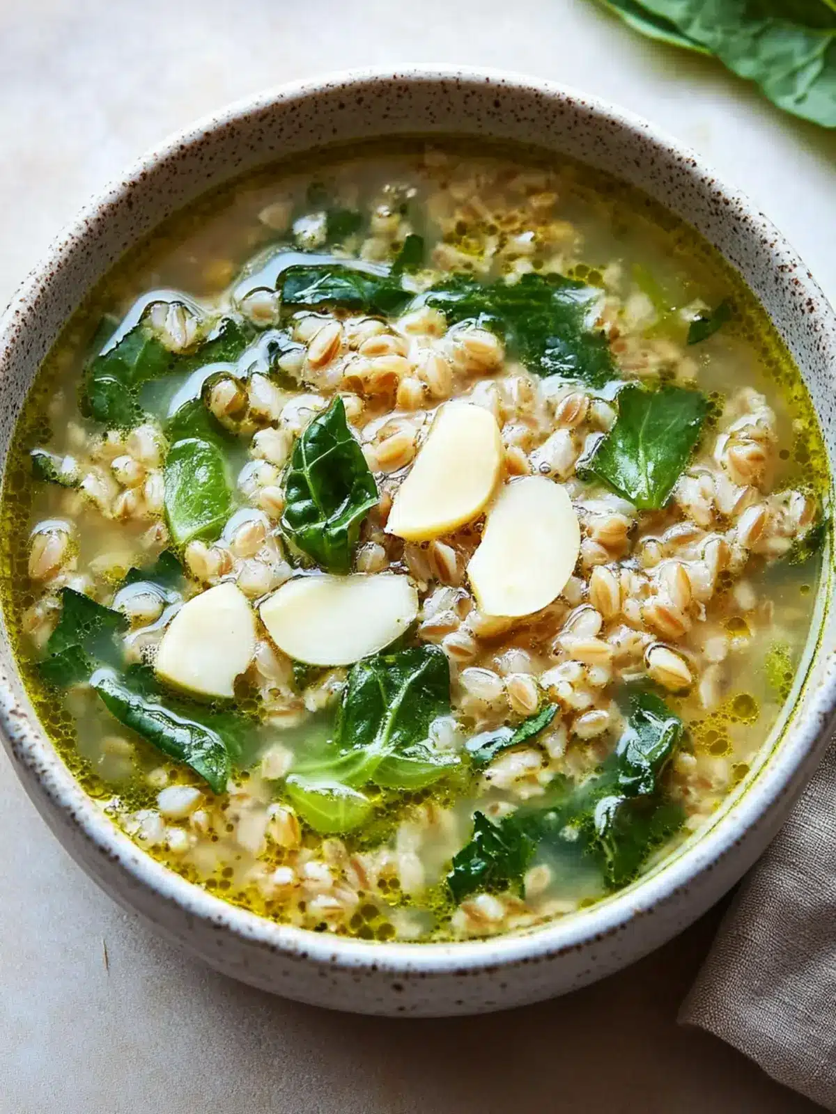 Cozy Up with Nutty Farro and Escarole Soup Delight 3 Farro and Escarole Soup
