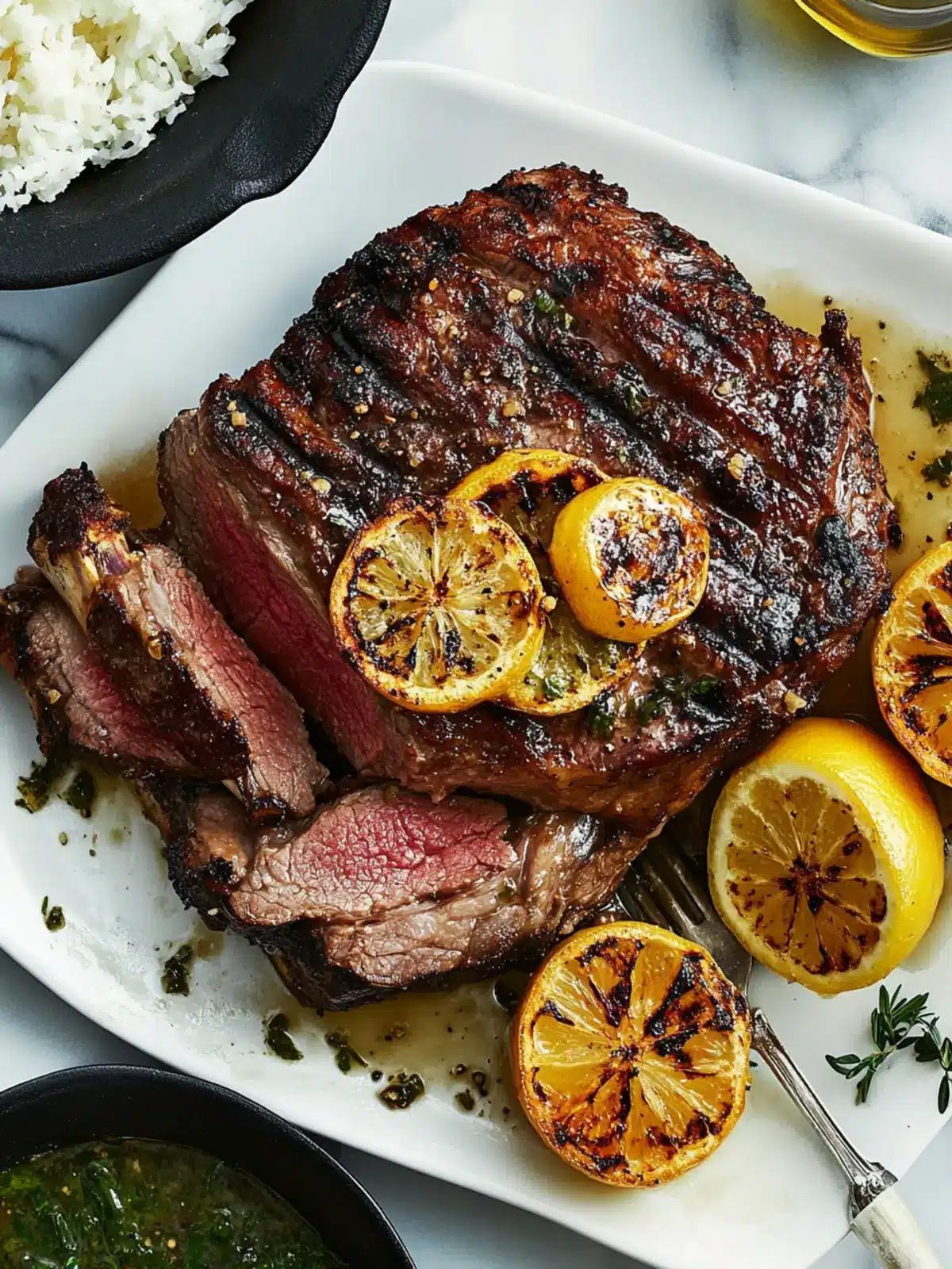 Grilled Leg of Lamb with Garlic and Lemon: A Father's Day Feast 5 Grilled Leg of Lamb With Garlic and Lemon- Father's day dinner