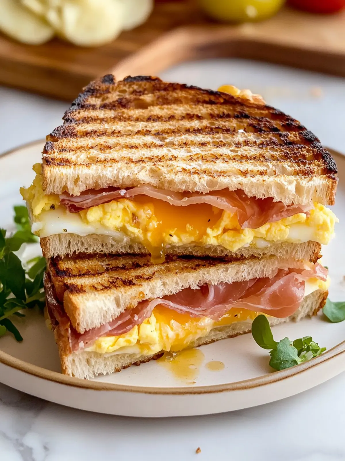 Irresistible Prosciutto Egg Panini for Quick Breakfast Bliss 5 Prosciutto Egg Panini