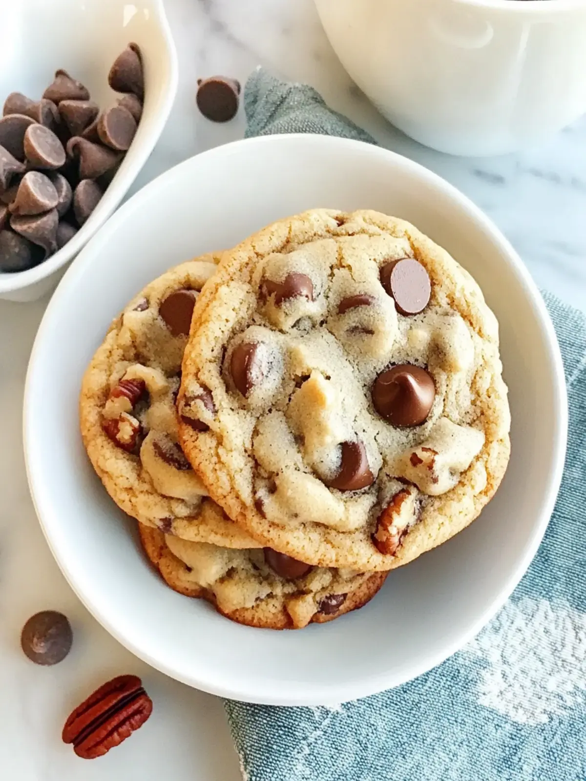 Chocolate Chip Pecan Cookies with Brown Butter Magic 2 Chocolate Chip Pecan Cookies with Brown Butter Twist