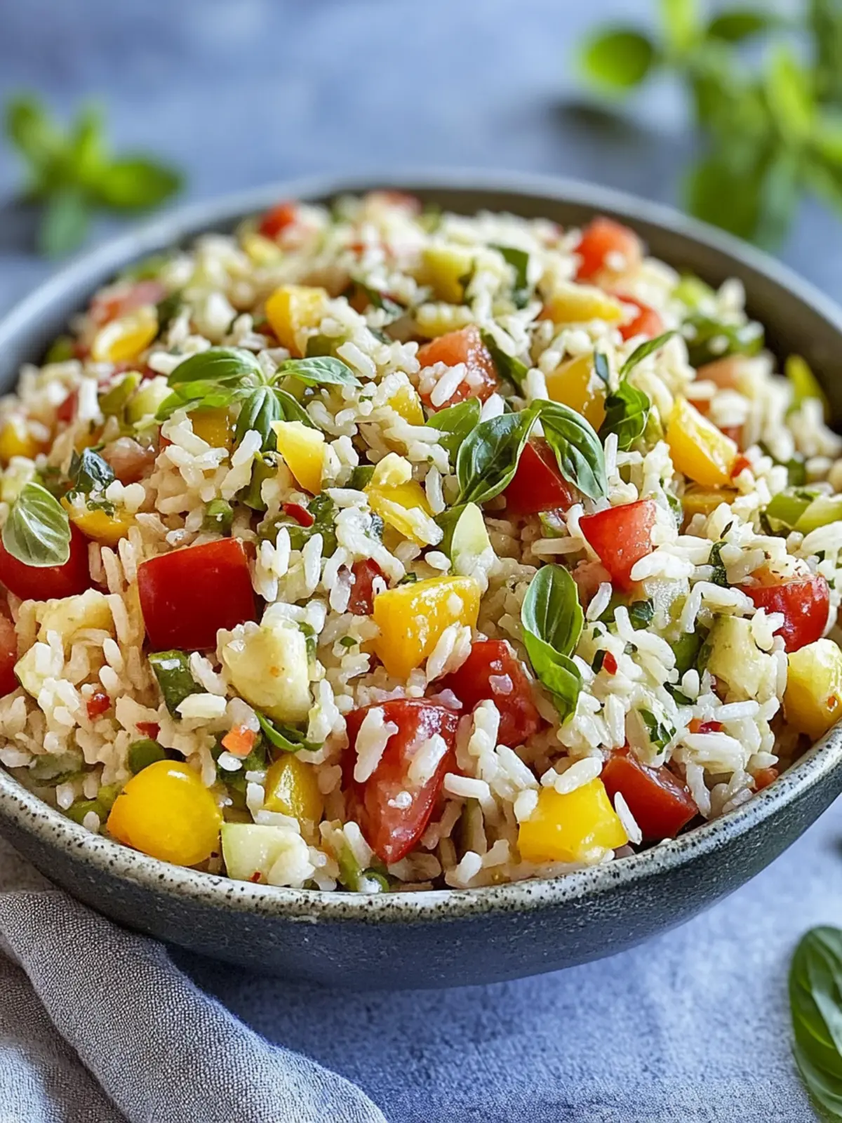 Delicious Summer Rice Salad with Fresh Veggies Made Easy 3 Summer rice salad