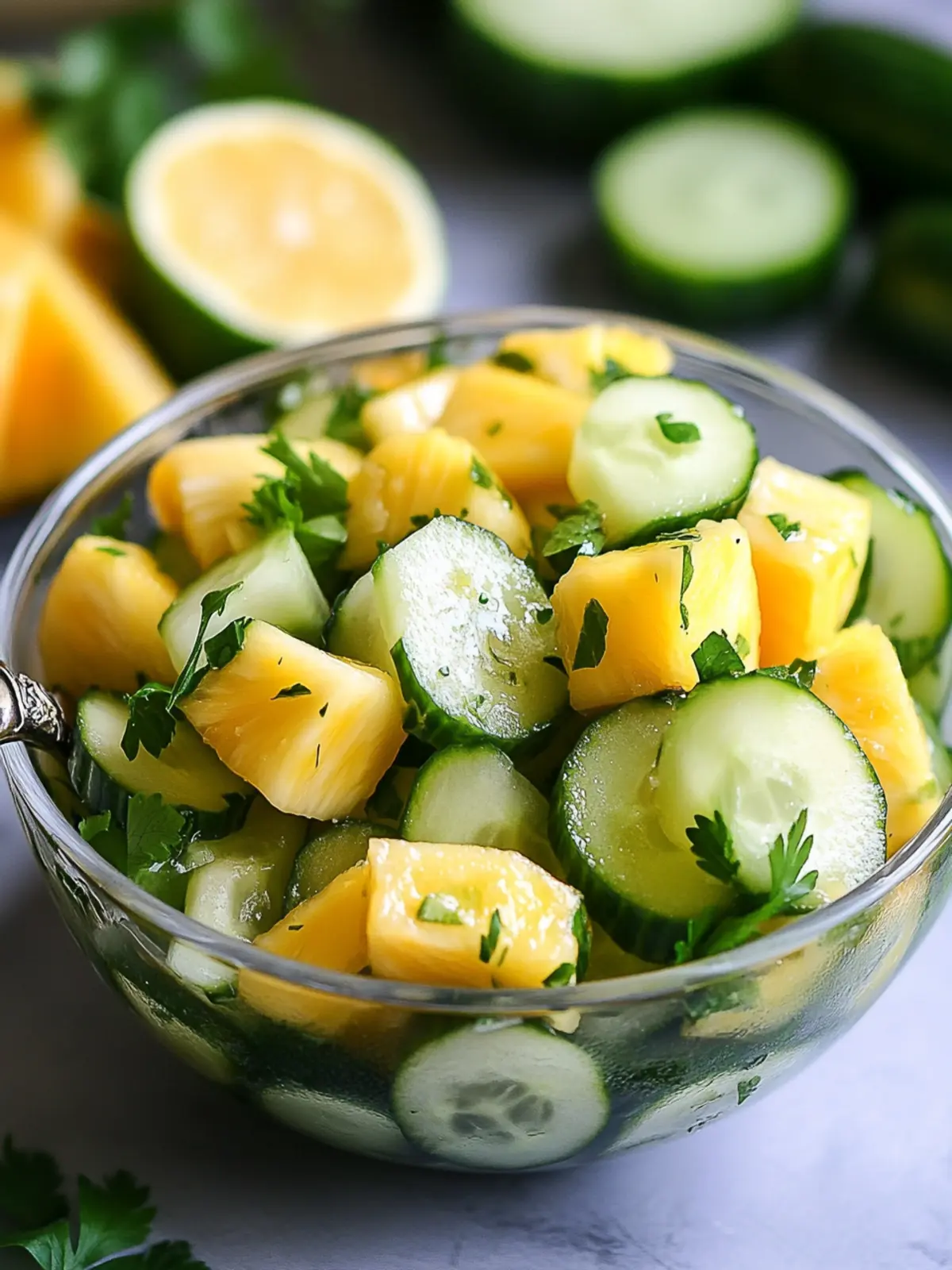 Pineapple Cucumber Salad: Refresh Your Summer with This Detox Delight 4 Pineapple Cucumber Salad