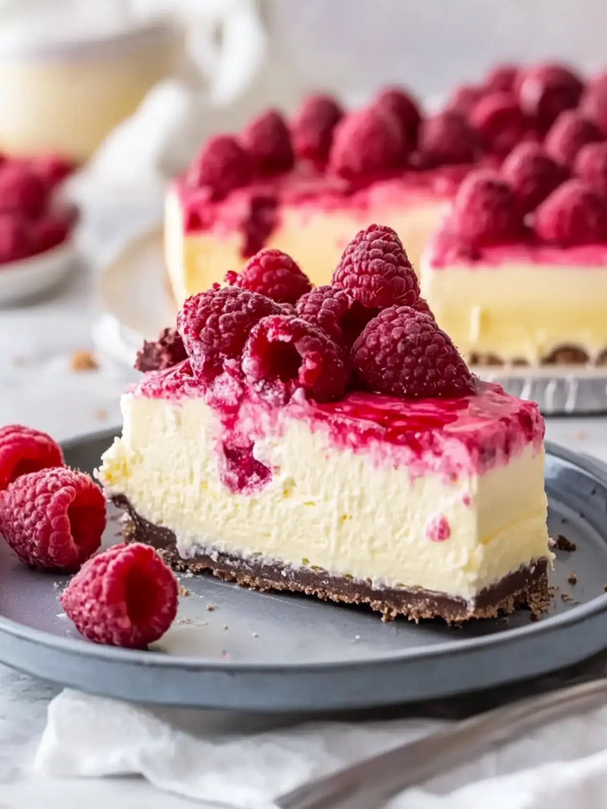 Irresistible White Chocolate Raspberry Cheesecake Recipe Delight 2 White Chocolate Raspberry Cheesecake