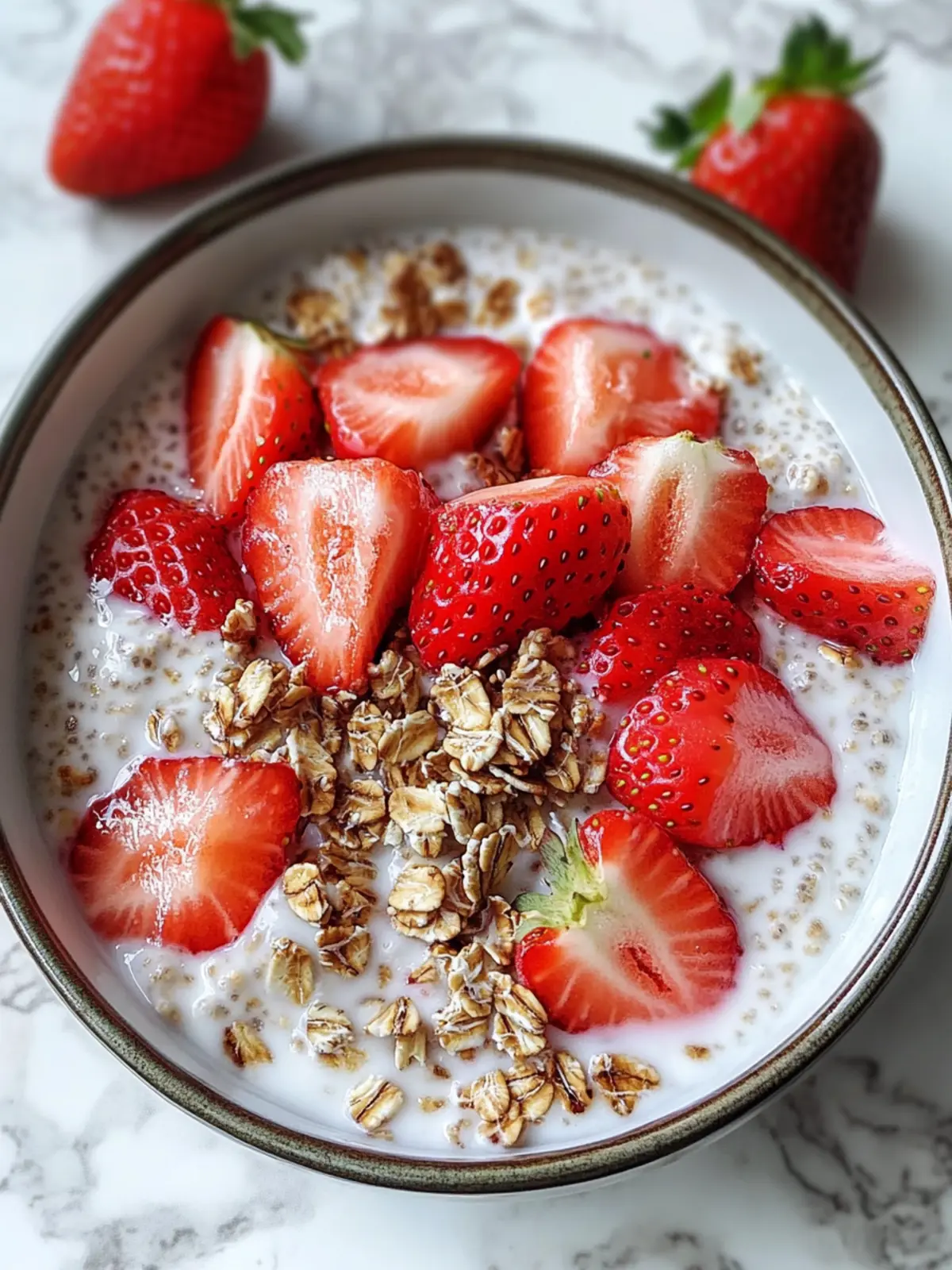 Delicious Strawberry Overnight Oats for a Bright Morning Boost 4 Strawberry Overnight Oats
