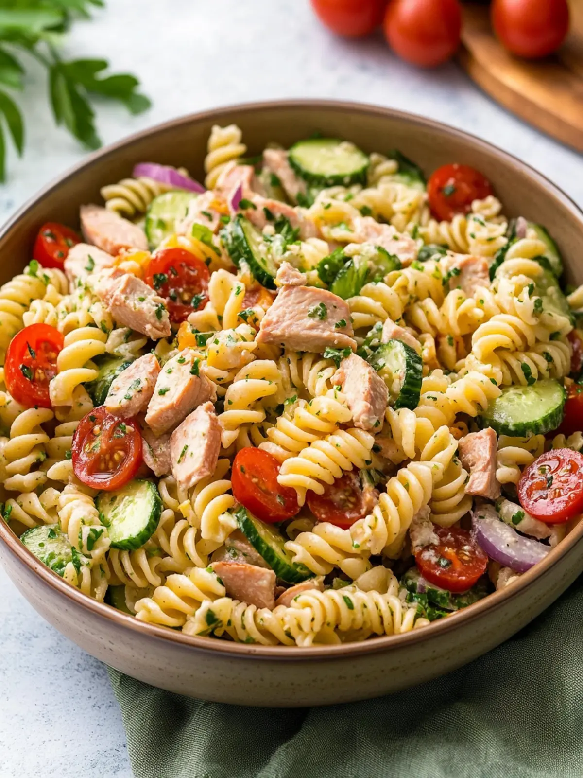 Tuna Pasta Salad: The Creamy Mediterranean Twist You’ll Love 3 Tuna Pasta Salad