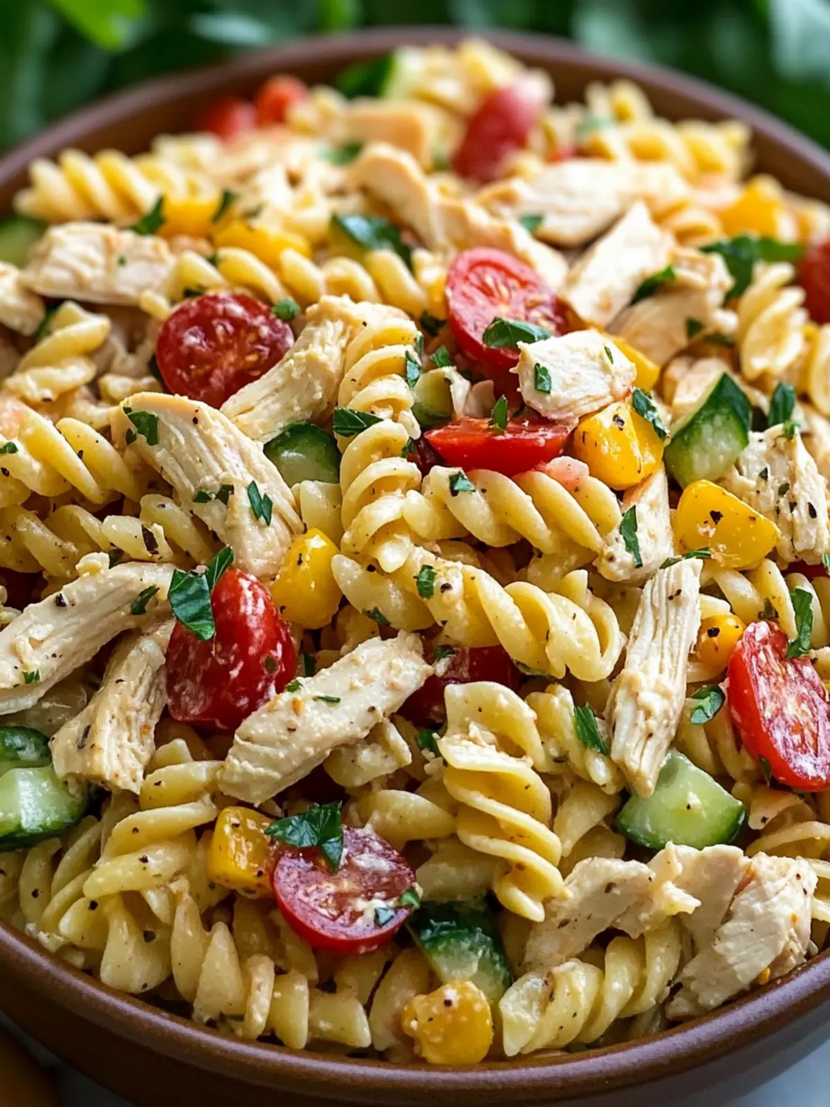 Delicious Summery Chicken Pasta Salad for Easy Summer Meals 5 Summery Chicken Pasta Salad