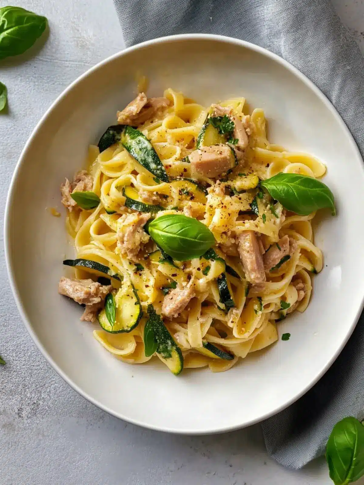 Quick Pasta with Zucchini and Tuna Ragout You'll Love in 20 Minutes 2 Pasta with zucchini and tuna ragout