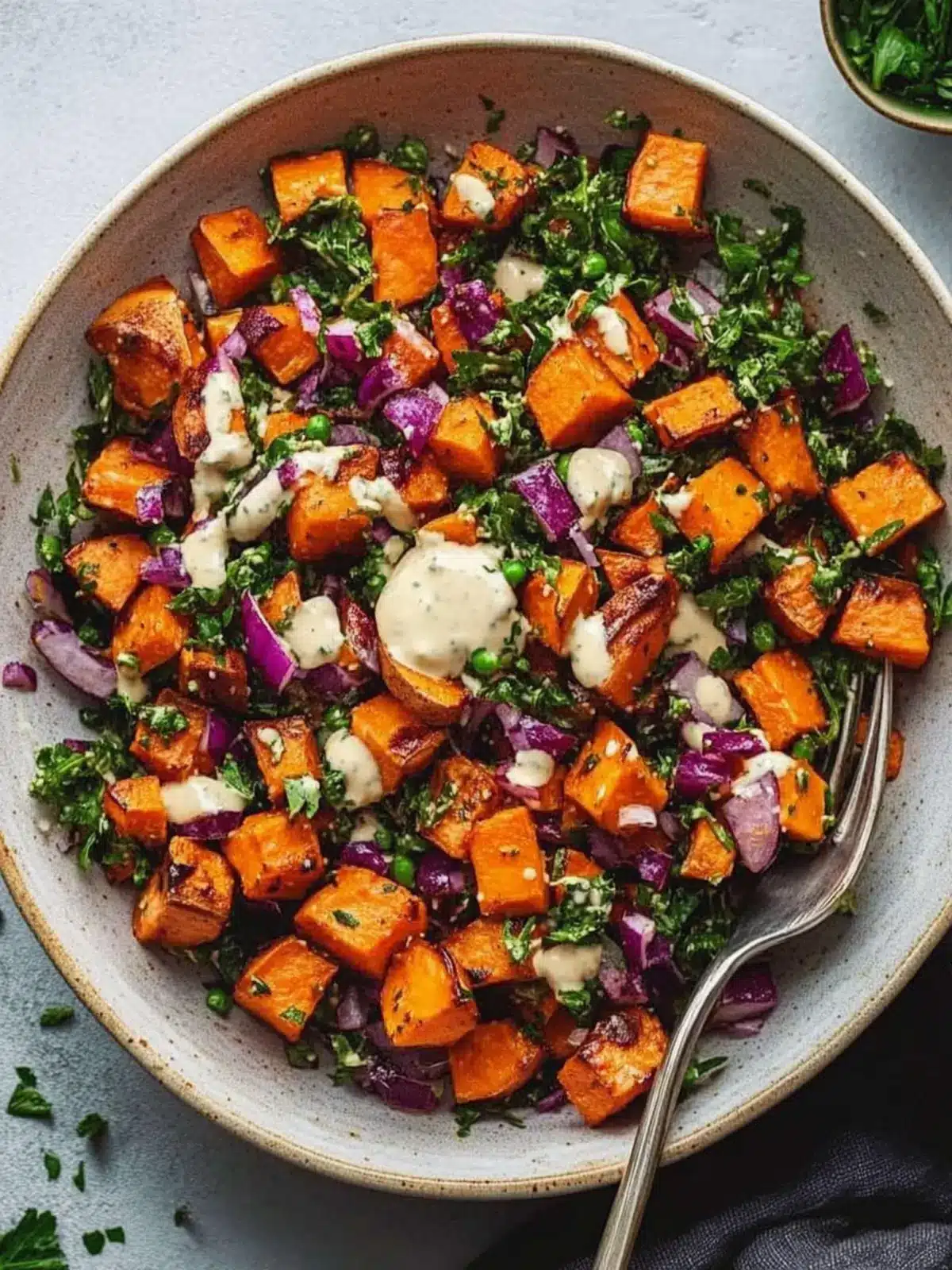 Delicious Roasted Sweet Potato Salad for Vibrant Meals 3 Roasted Sweet Potato Salad
