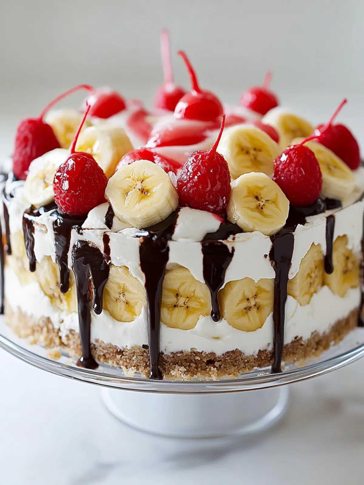 No Bake Banana Split Cake: Your Summer Party Showstopper 5 No Bake Banana Split Cake