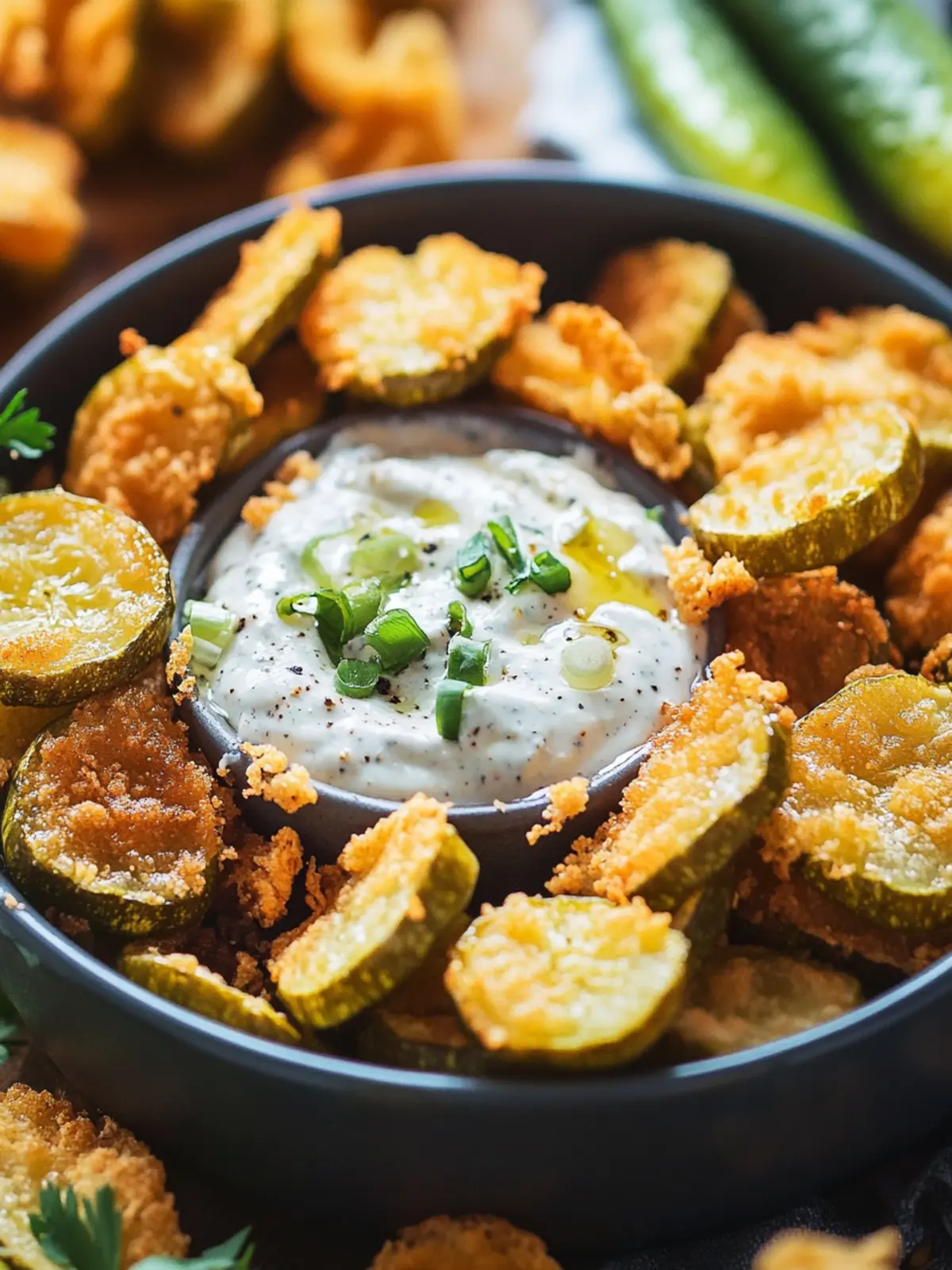 Creamy Fried Pickle and Ranch Dip: A Must-Try Party Treat 3 Fried Pickle and Ranch Dip