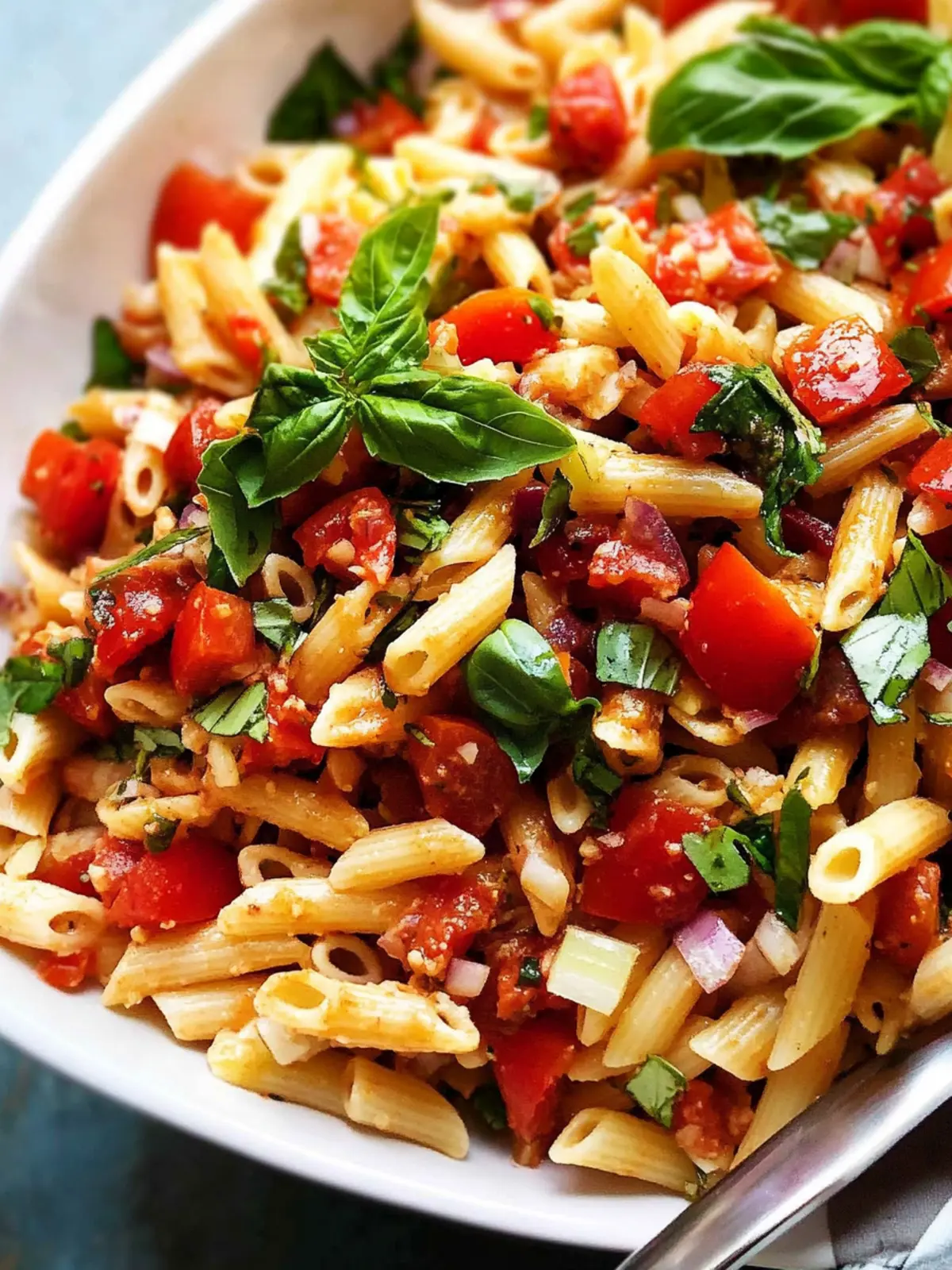 Bruschetta Summer Pasta Salad That'll Brighten Your Day 3 Bruschetta summer pasta salad