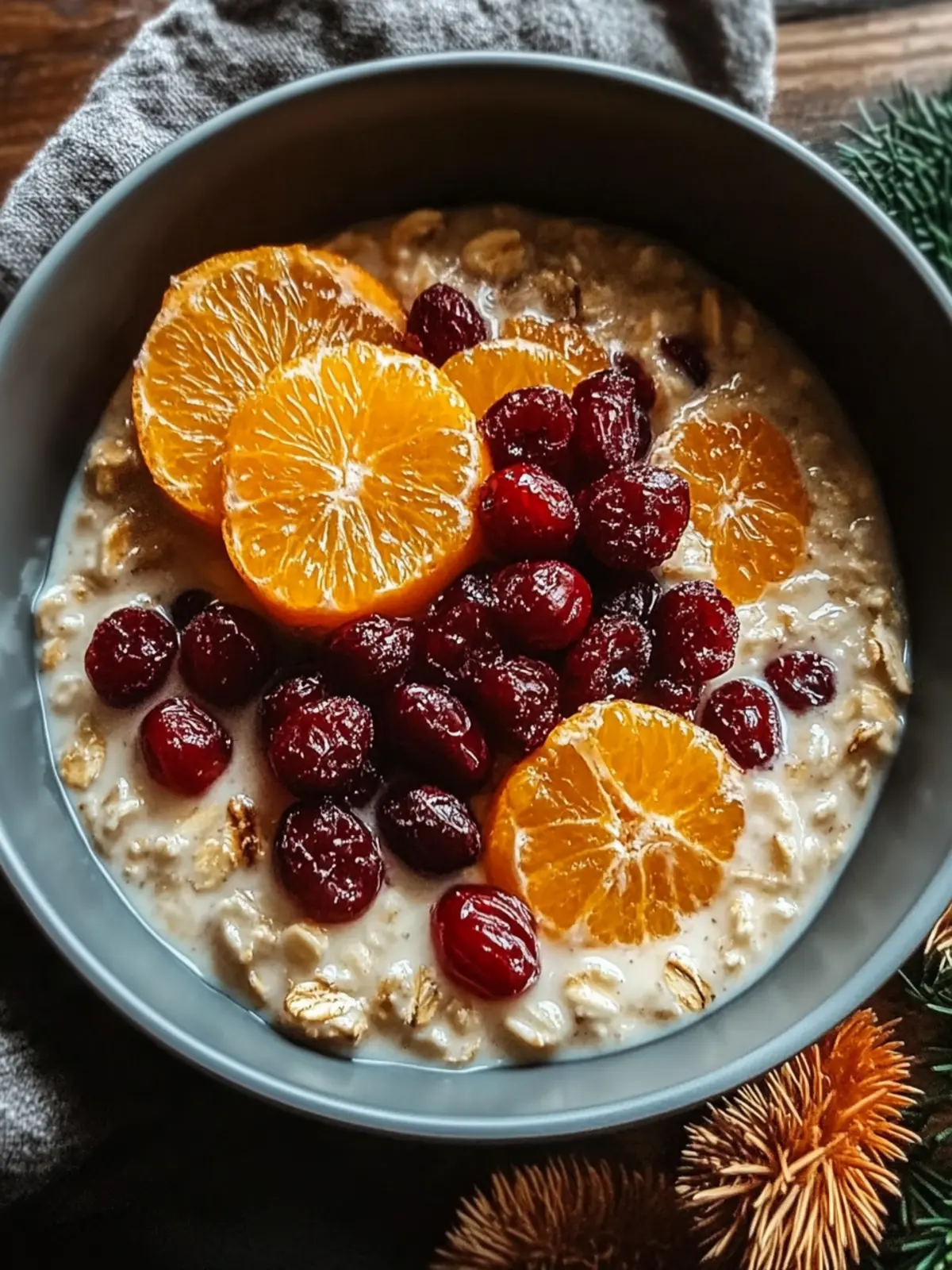 Candied Orange Oatmeal Cranberries for a Cozy Breakfast Delight 2 Candied Orange Oatmeal Cranberries