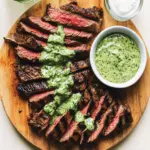 Flavorful Grilled Flat Iron Steak with Creamy Peruvian Green Sauce 7 Grilled Flat Iron Steak with Creamy Peruvian Green Sauce- Father's day dinner special