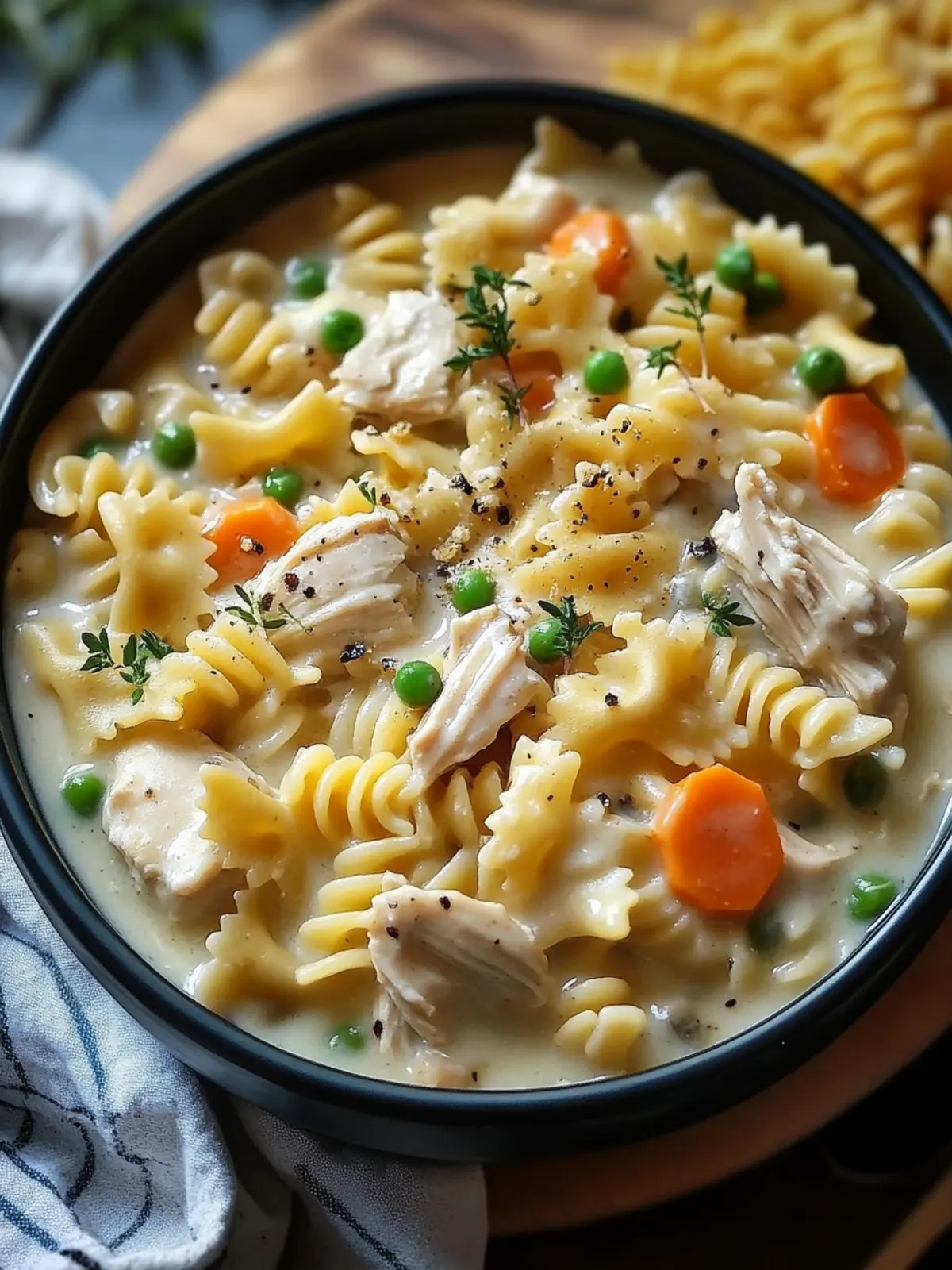 Cozy Chicken Pot Pie Pasta: A Comforting Weeknight Delight 5 Chicken Pot Pie Pasta