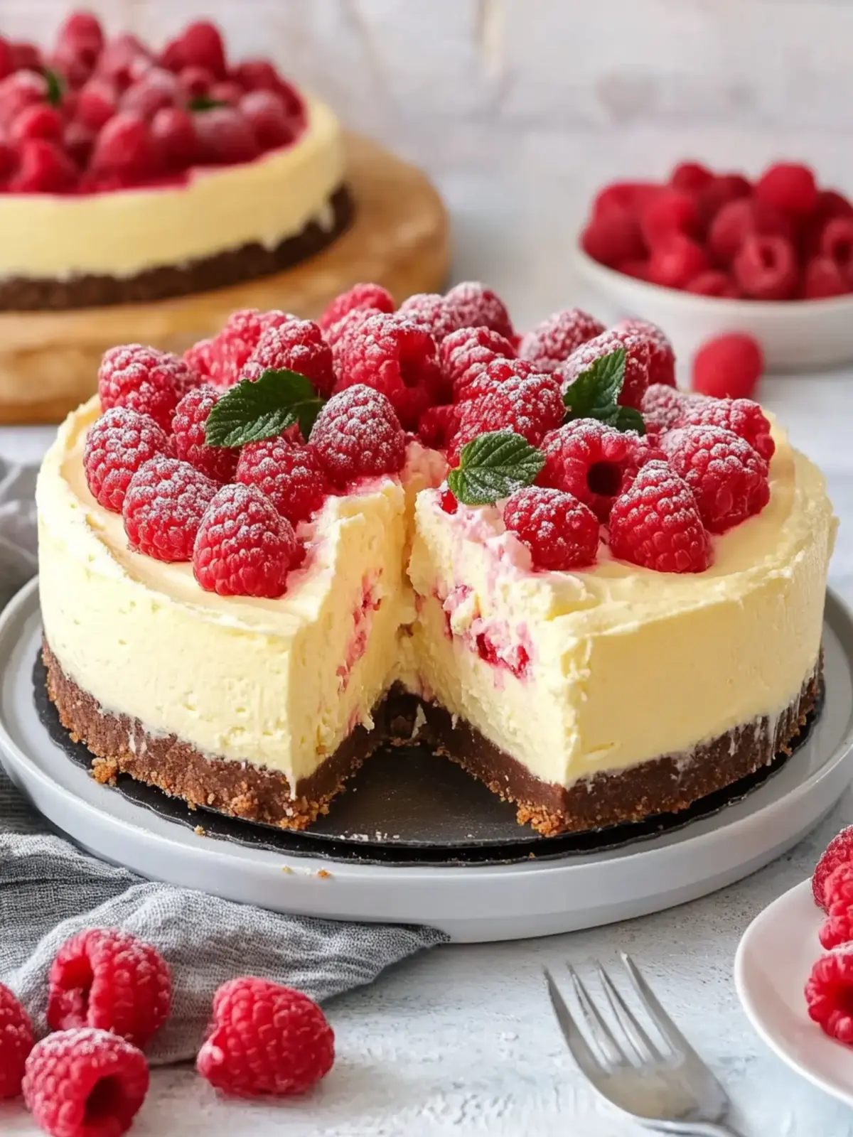 Irresistible White Chocolate Raspberry Cheesecake Recipe Delight 4 White Chocolate Raspberry Cheesecake