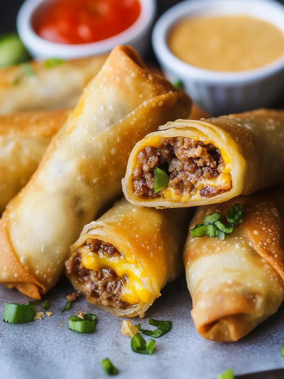Cheeseburger Egg Roll Recipe: Crunchy Twist on a Classic 3 Cheeseburger Egg Roll Recipe