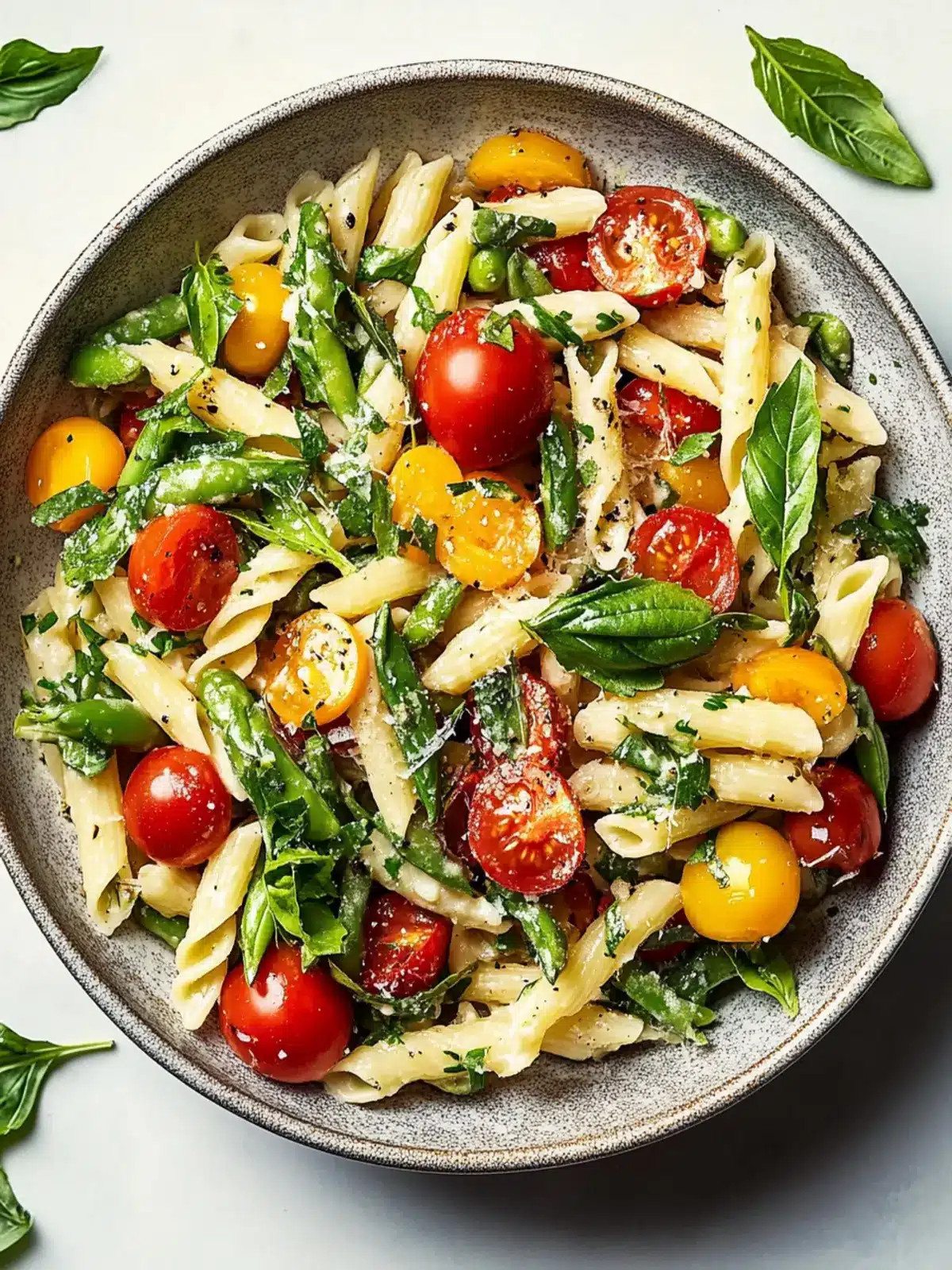 Pasta Salad with Spring Vegetables and Tomatoes That Spark Joy 4 Pasta Salad with Spring Vegetables and Tomatoes