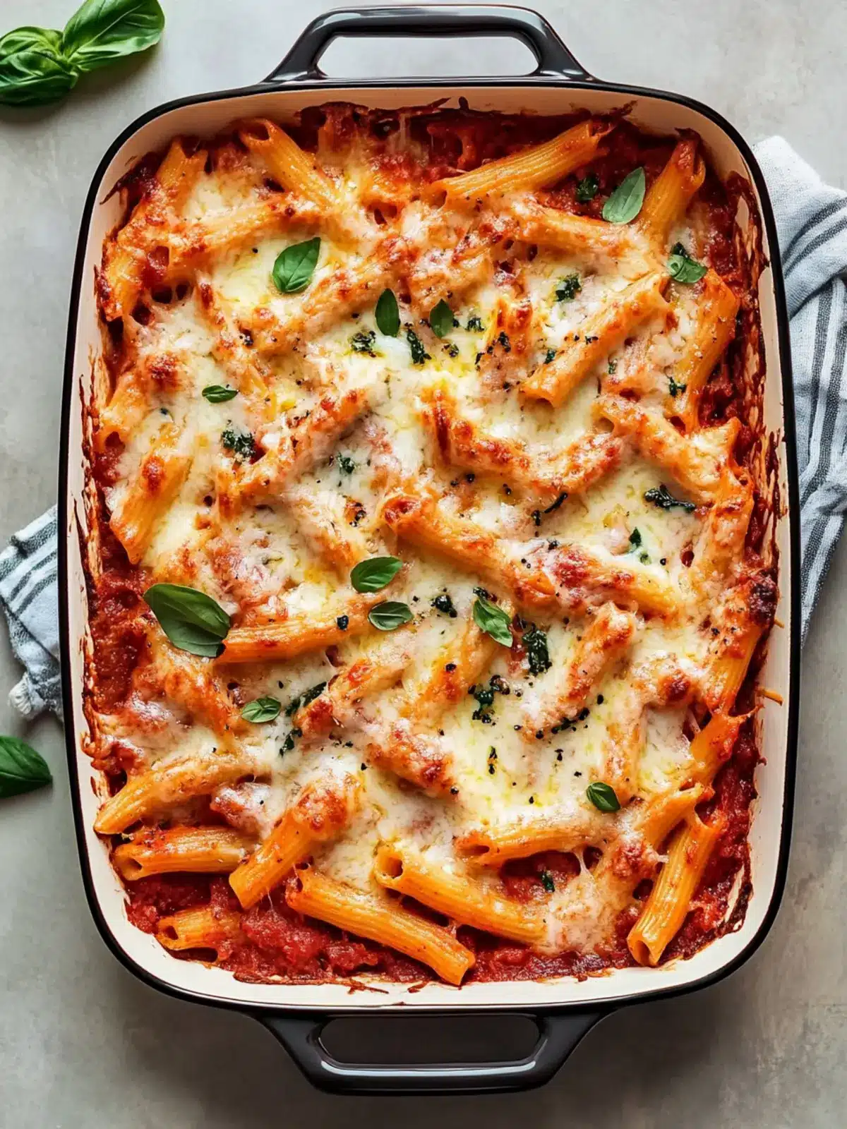 Baked Mostaccioli: A Cozy Comfort Food for Busy Nights 3 Baked Mostaccioli