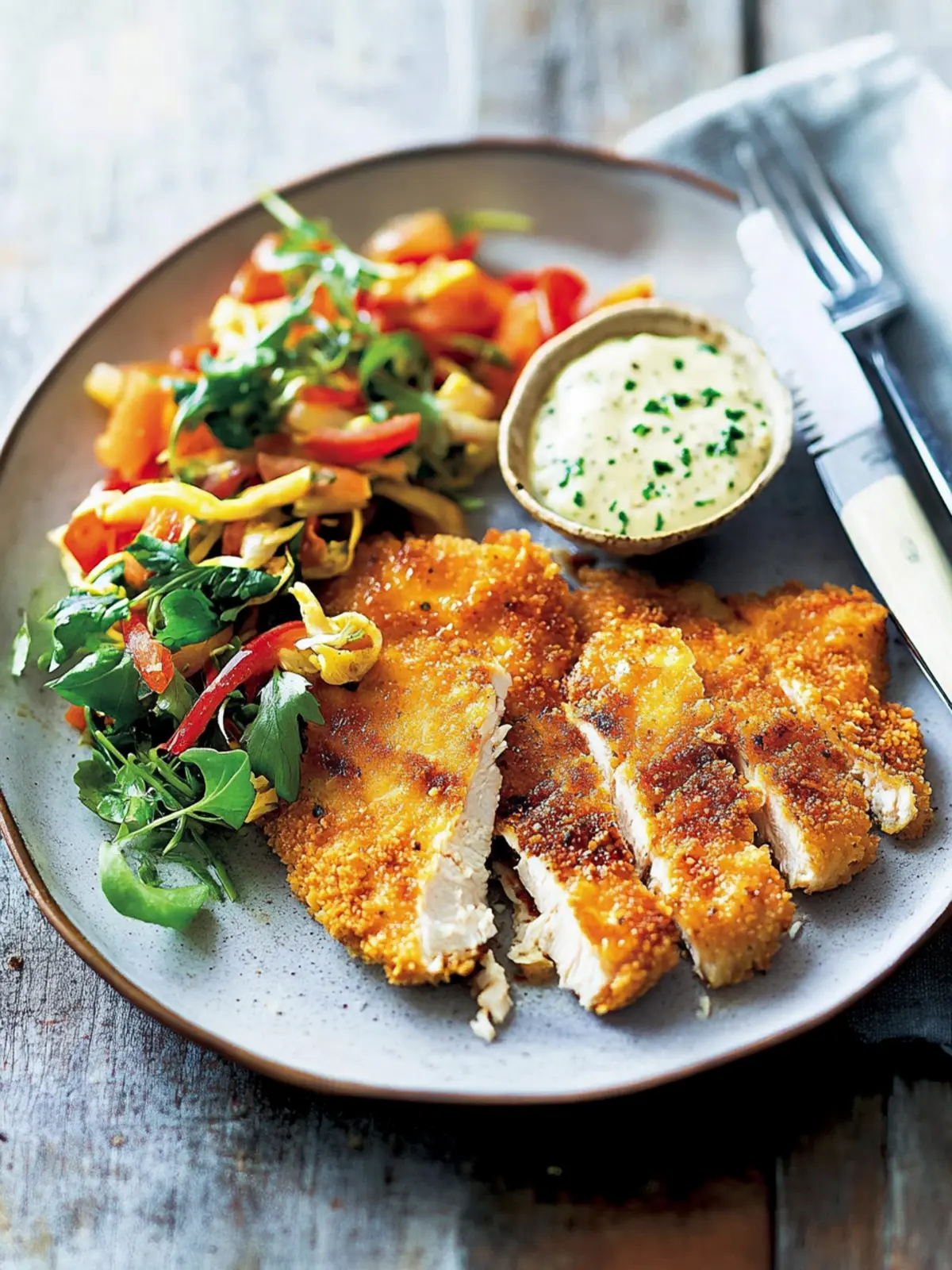 Matt Preston's Homestyle Chicken Schnitzel Perfect for Dinner 2 Matt Preston's homestyle chicken schnitzel