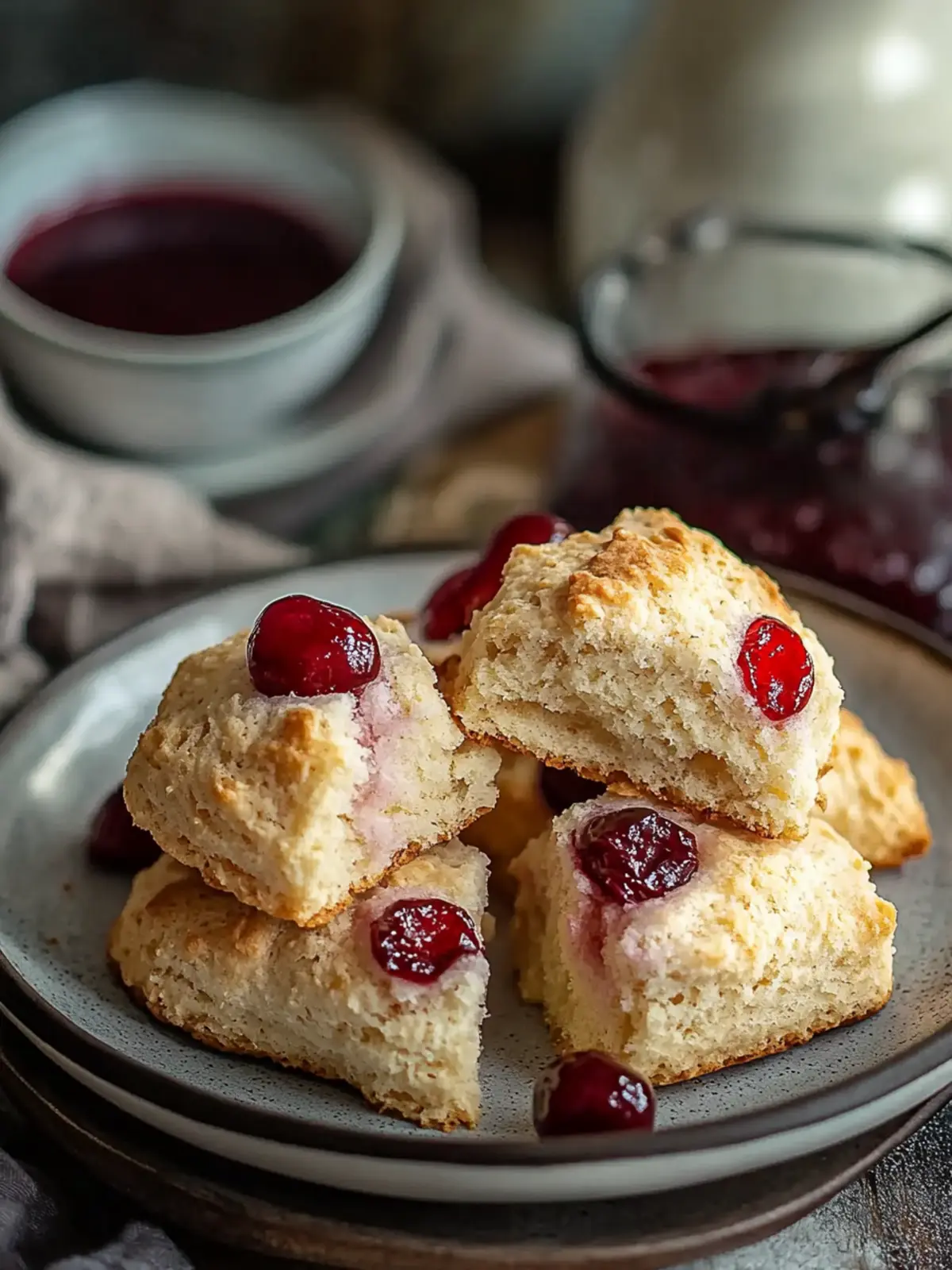 Quick & Flaky Cherry Scones for Cozy Mornings Anytime 2 Cherry Scones