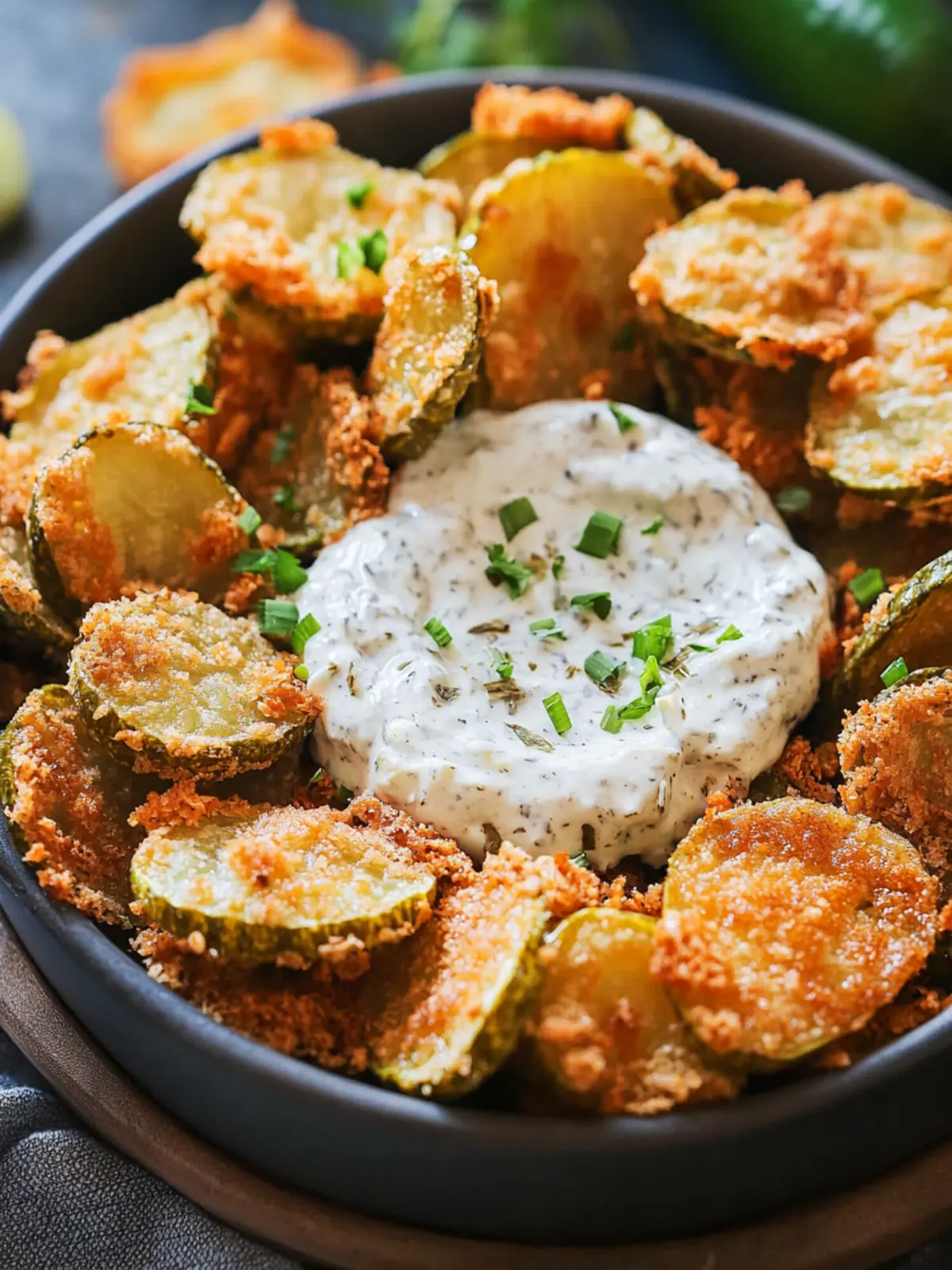 Creamy Fried Pickle and Ranch Dip: A Must-Try Party Treat 2 Fried Pickle and Ranch Dip