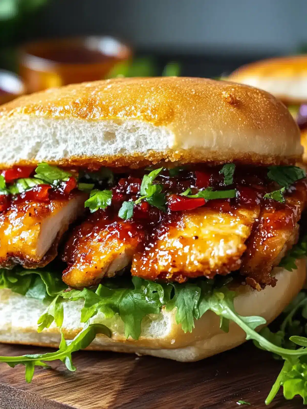Spicy Honey Garlic Chicken Sandwich: A Sweet & Fiery Delight 3 Spicy Honey Garlic Chicken Sandwich