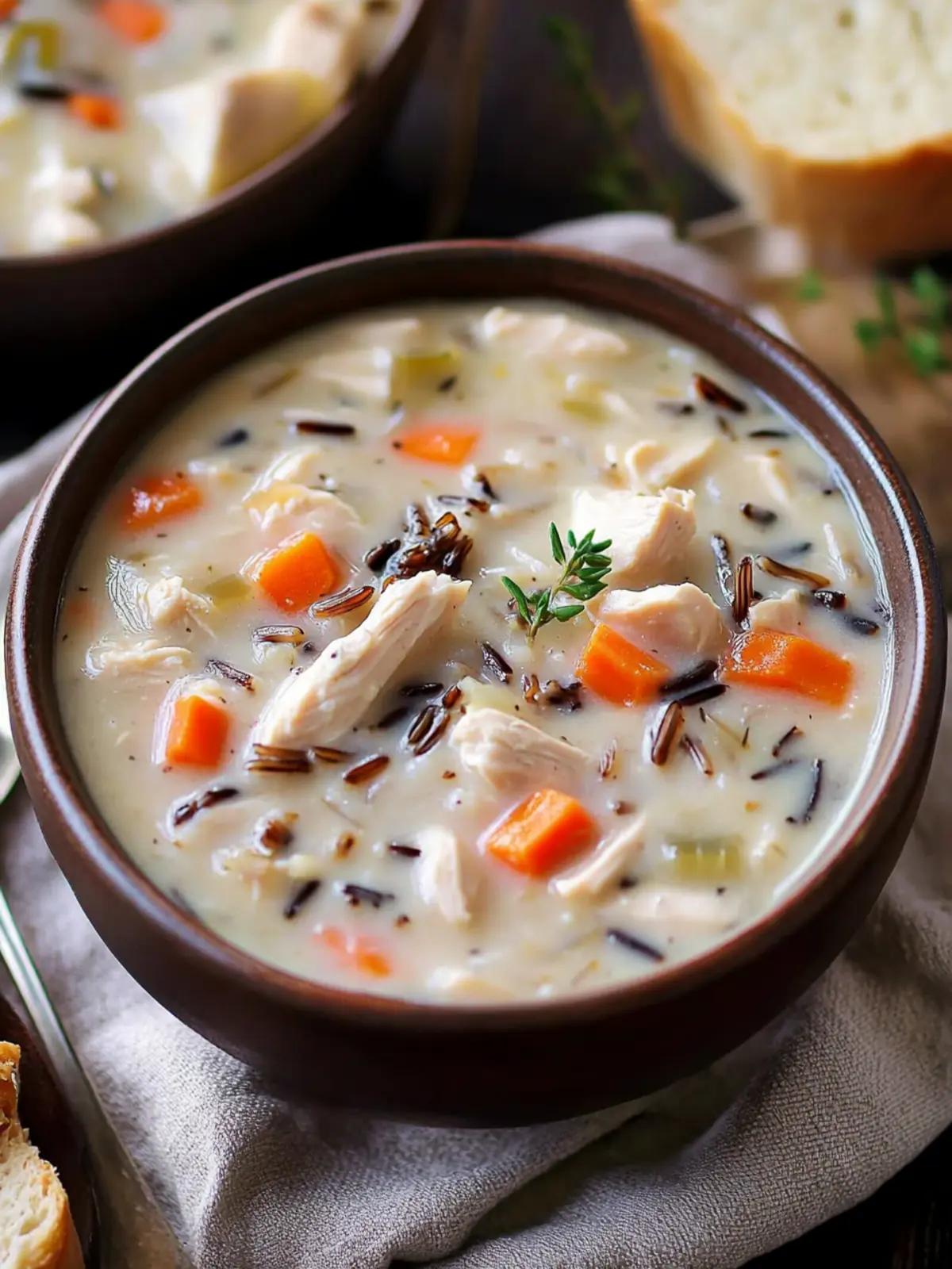 Creamy Chicken and Wild Rice Soup for Cozy Nights In 4 Creamy Chicken and Wild Rice Soup
