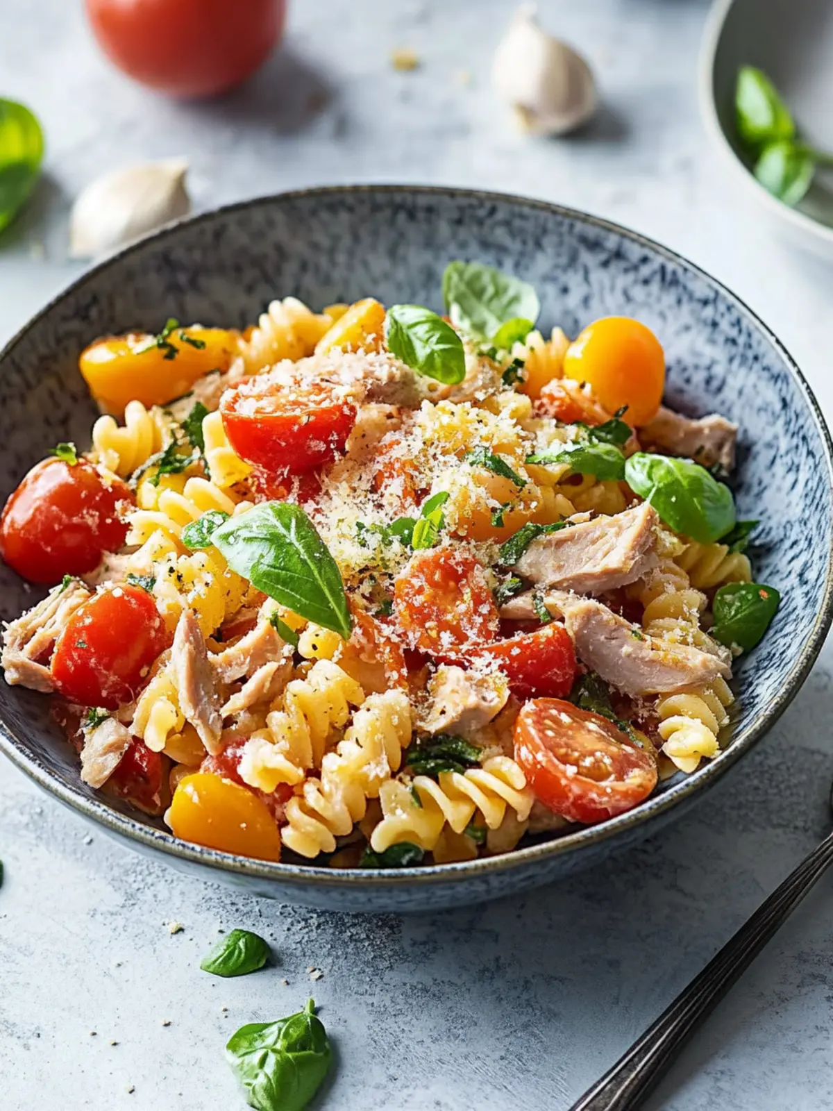Savor Tomato and Tuna Pasta Salad with Crunchy Pangrattato 2 tomato and tuna pasta salad with pangrattato