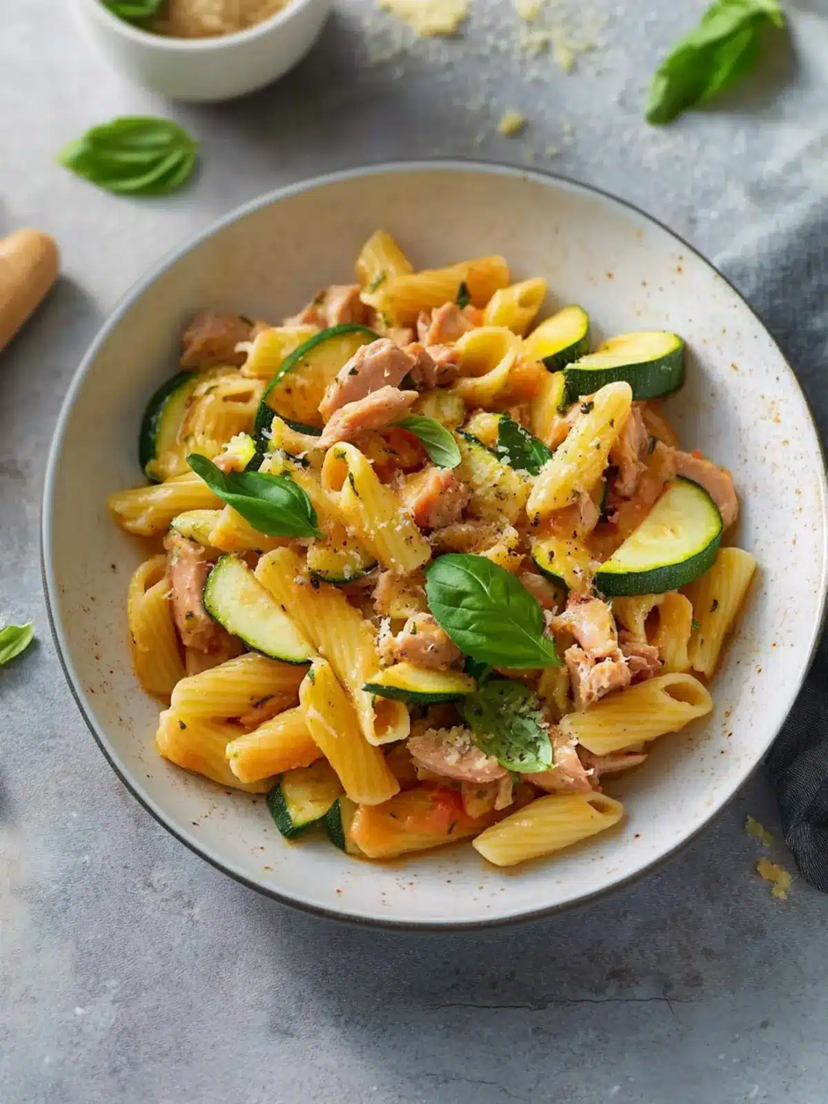 Quick Pasta with Zucchini and Tuna Ragout You'll Love in 20 Minutes 3 Pasta with zucchini and tuna ragout