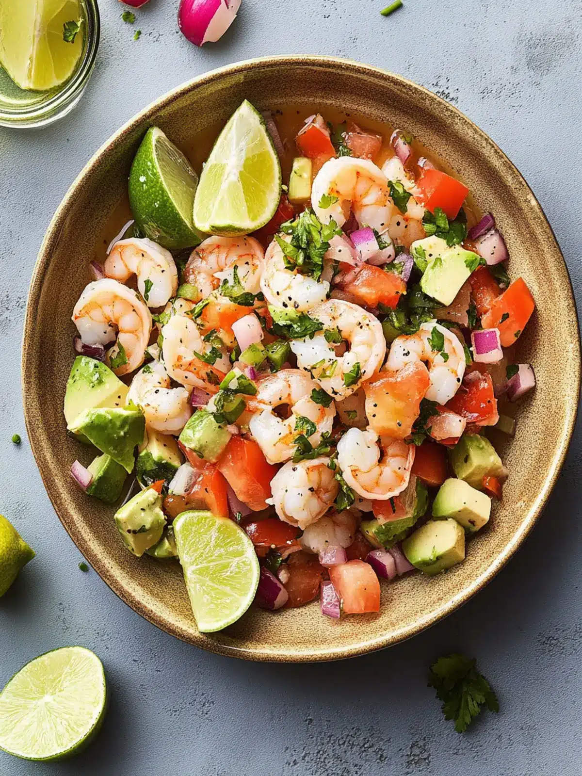 Zesty Shrimp Ceviche with Avocado for a Fresh Summer Bite 4 Shrimp Ceviche