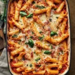 Baked Mostaccioli: A Cozy Comfort Food for Busy Nights 6 Baked Mostaccioli