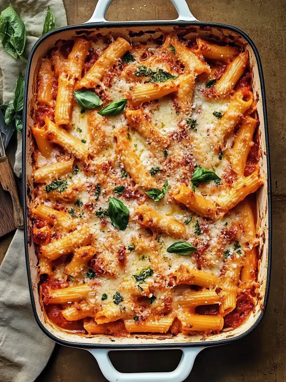 Baked Mostaccioli: A Cozy Comfort Food for Busy Nights 5 Baked Mostaccioli