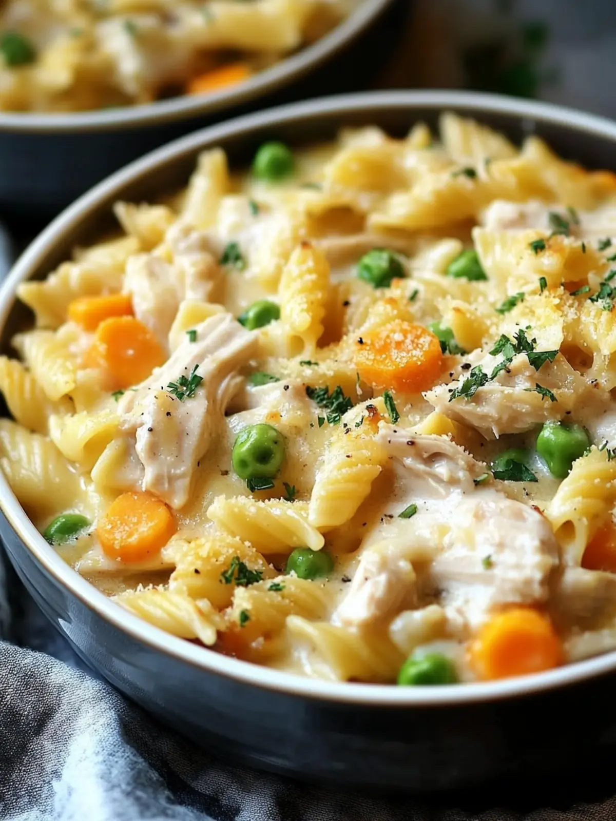 Cozy Chicken Pot Pie Pasta: A Comforting Weeknight Delight 3 Chicken Pot Pie Pasta