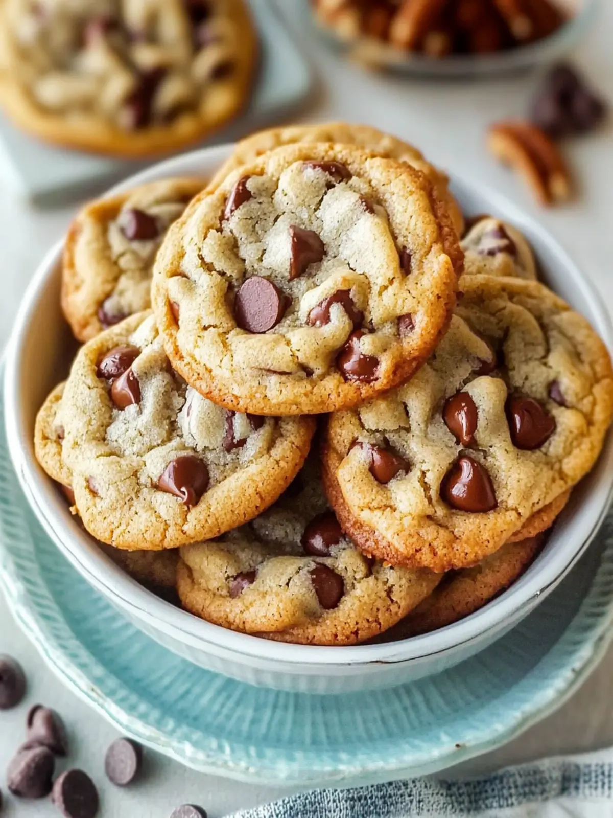 Chocolate Chip Pecan Cookies with Brown Butter Magic 4 Chocolate Chip Pecan Cookies with Brown Butter Twist
