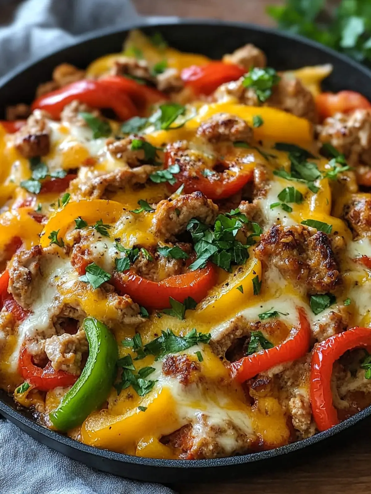 Cottage Cheese Turkey Pepper Skillet: Your Quick Comfort Meal 3 Cottage Cheese Turkey Pepper Skillet